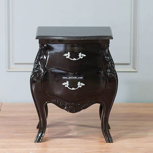 French Provincial Bedside Table