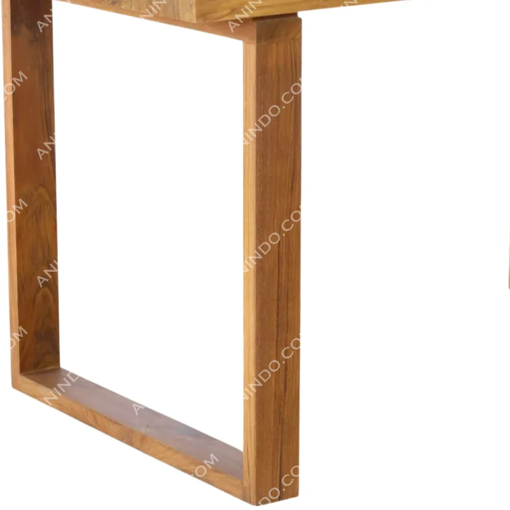 Modern wooden table leg design