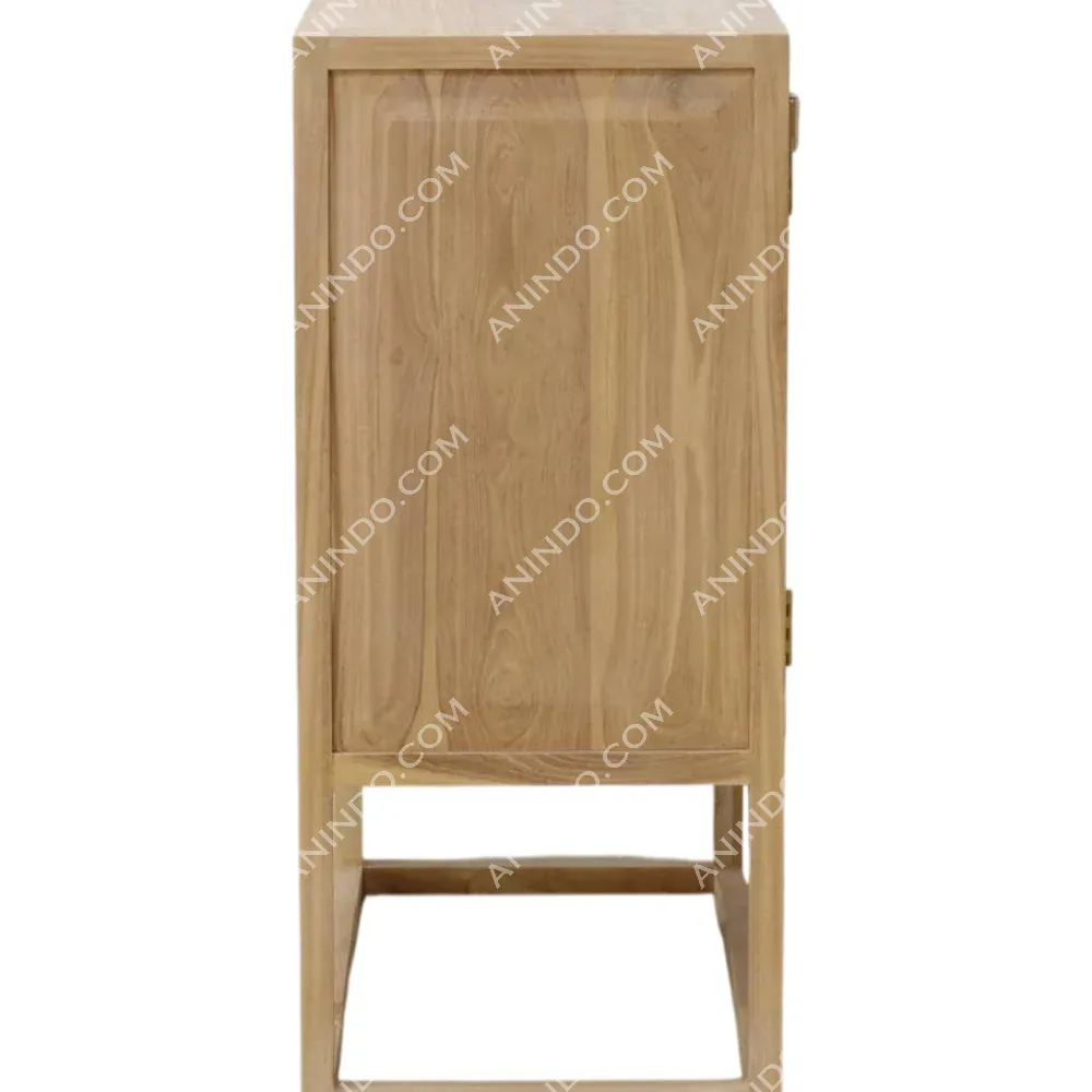 Modern wooden cabinet with single door