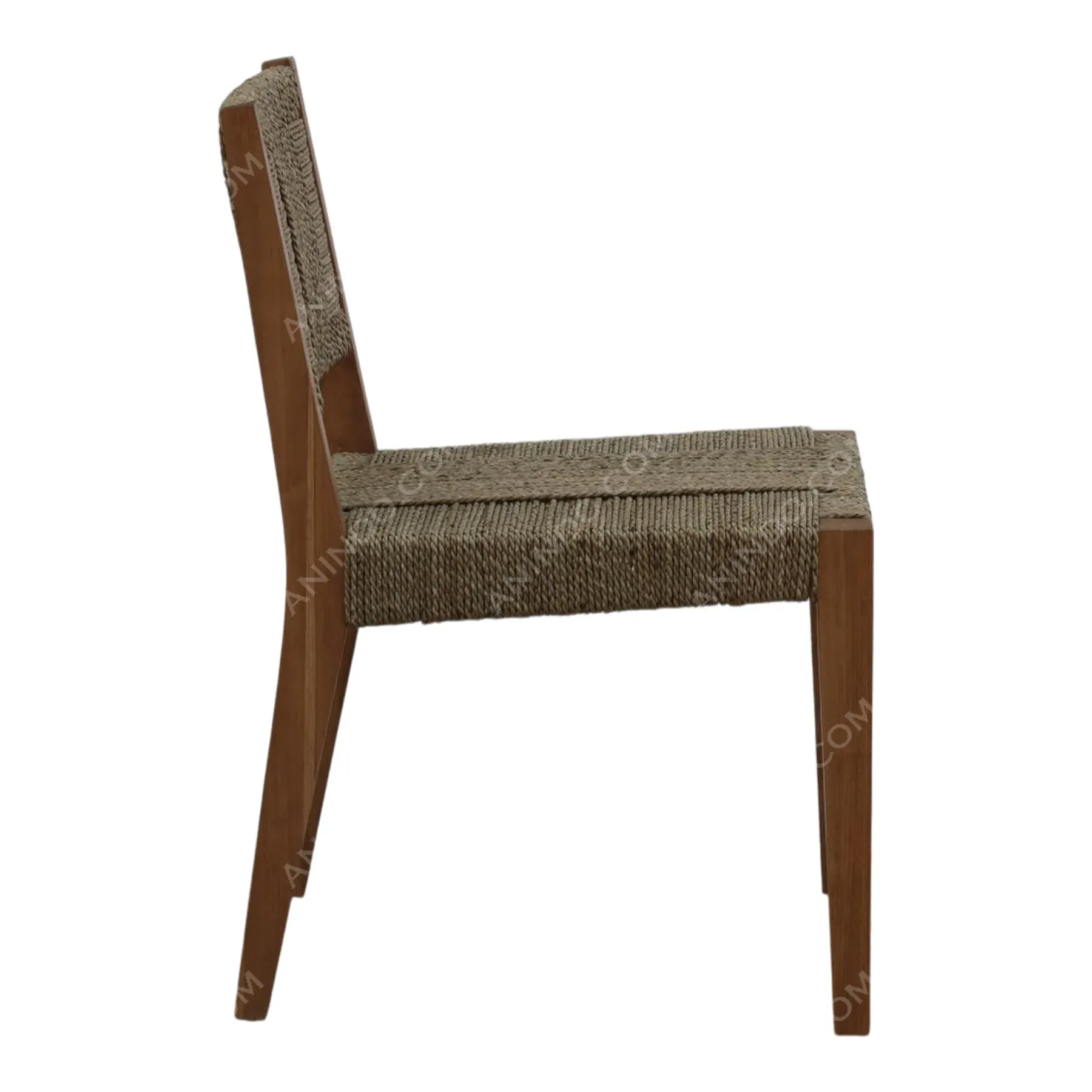 Terra: Wide-Weave Seagrass Dining Chair - Image 6
