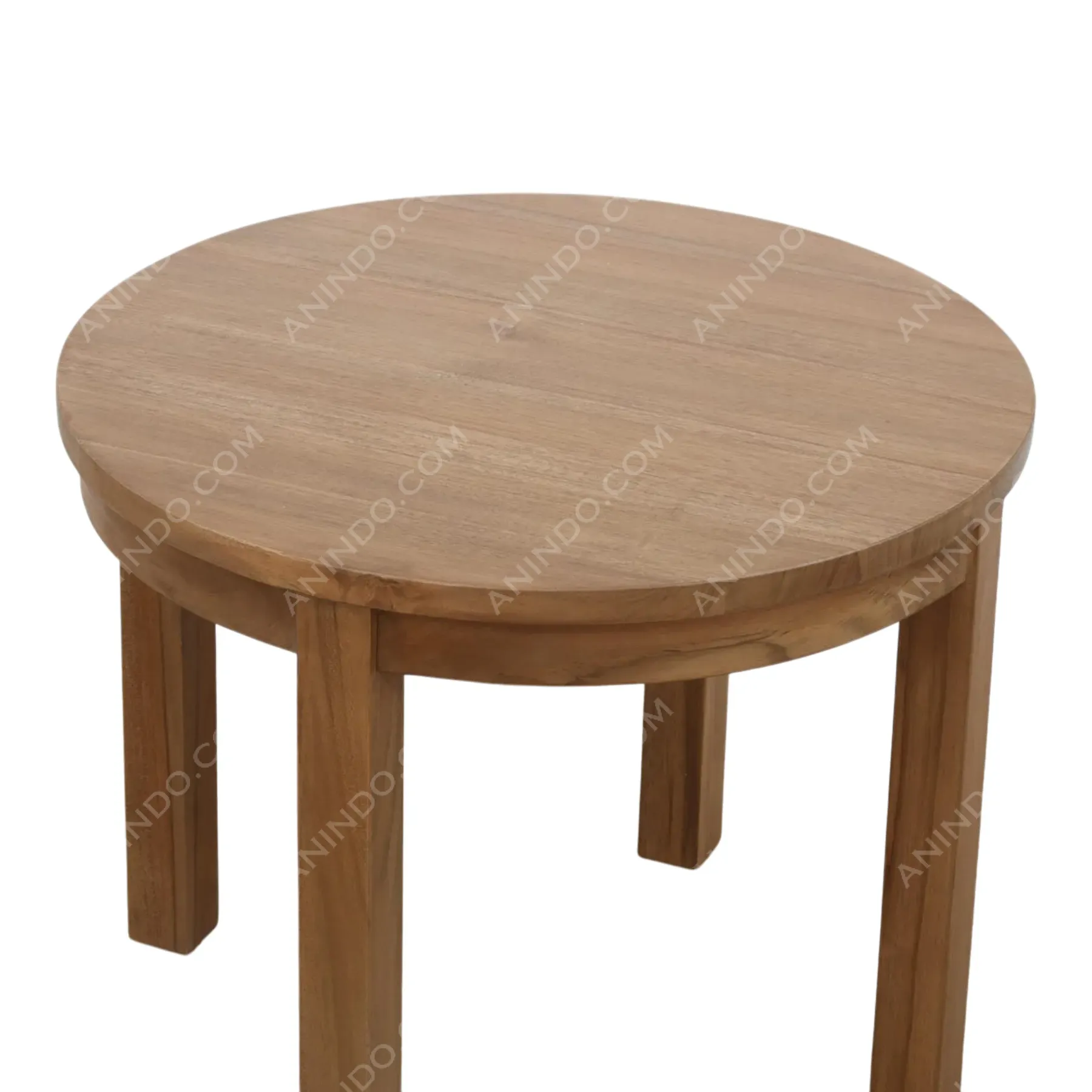 Orlo Solid Teak Stool - Image 3