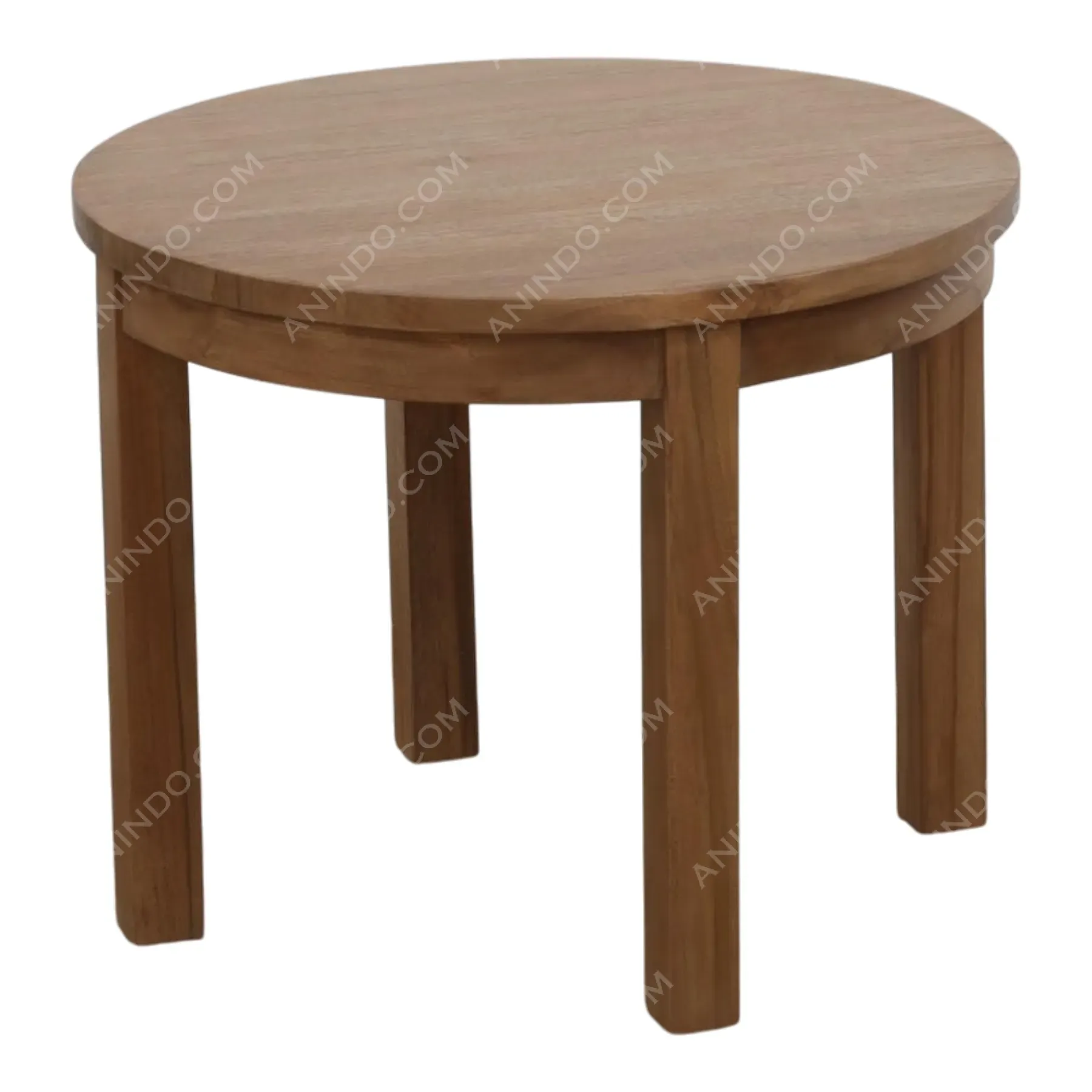 Orlo Solid Teak Stool - Image 4