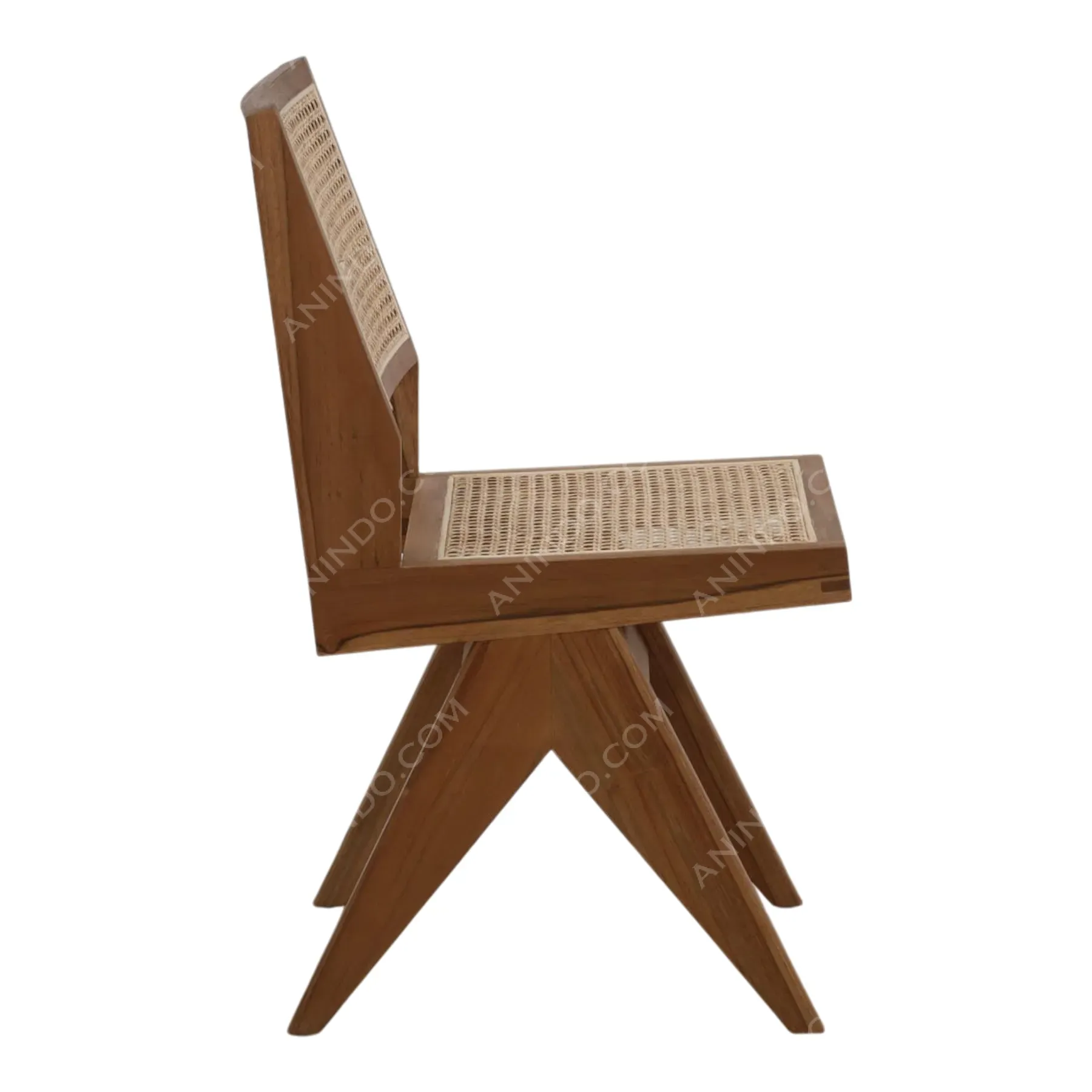 Pierre: Classic Cane Dining Chair (Walnut Finish) - Image 6