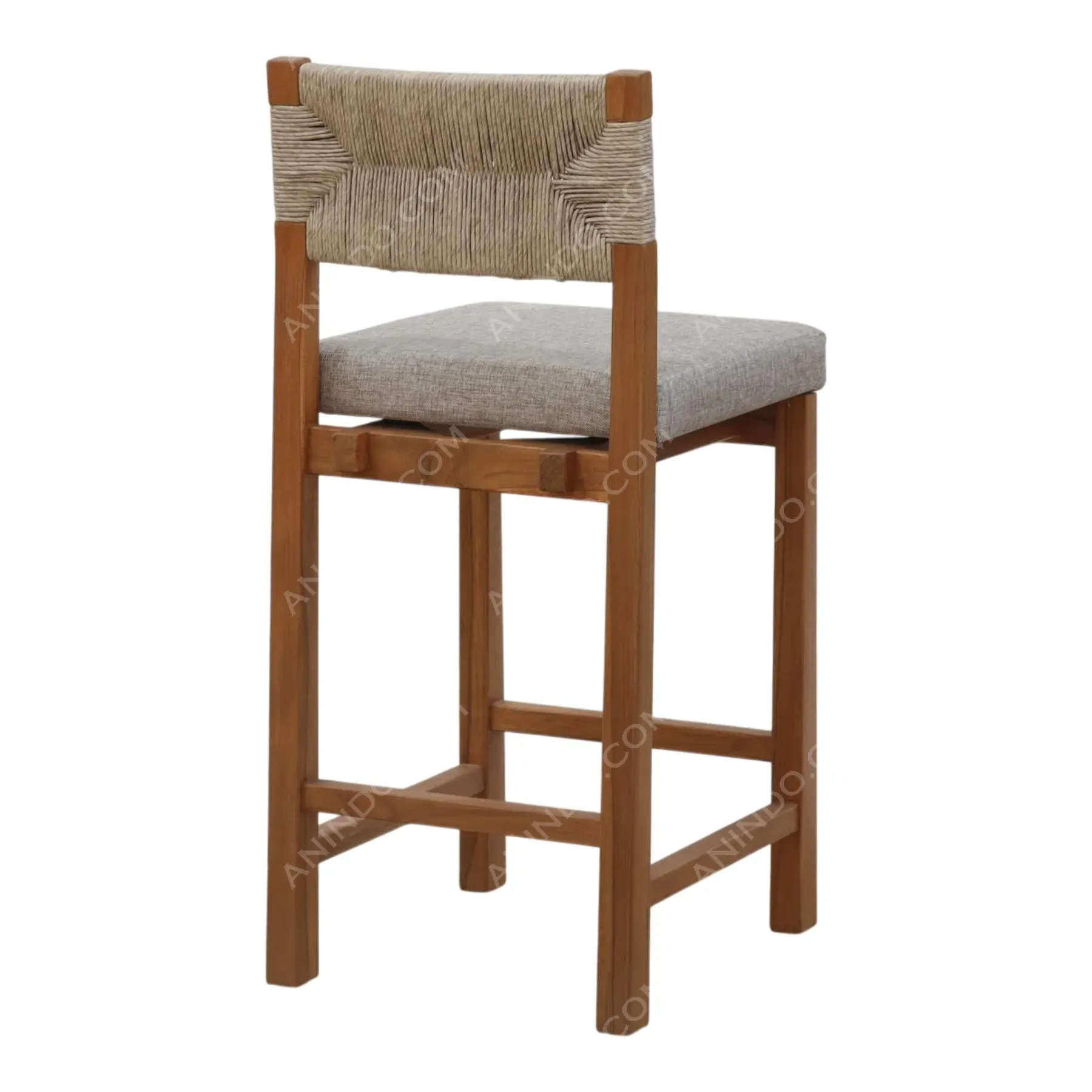 Ojai Mixed-Media Bar Stool - Image 7