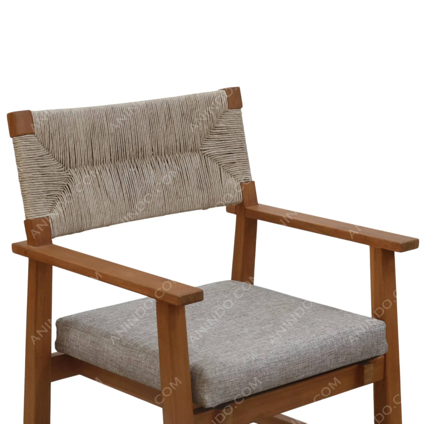 Artisan Woven-Back Armchair - Image 5