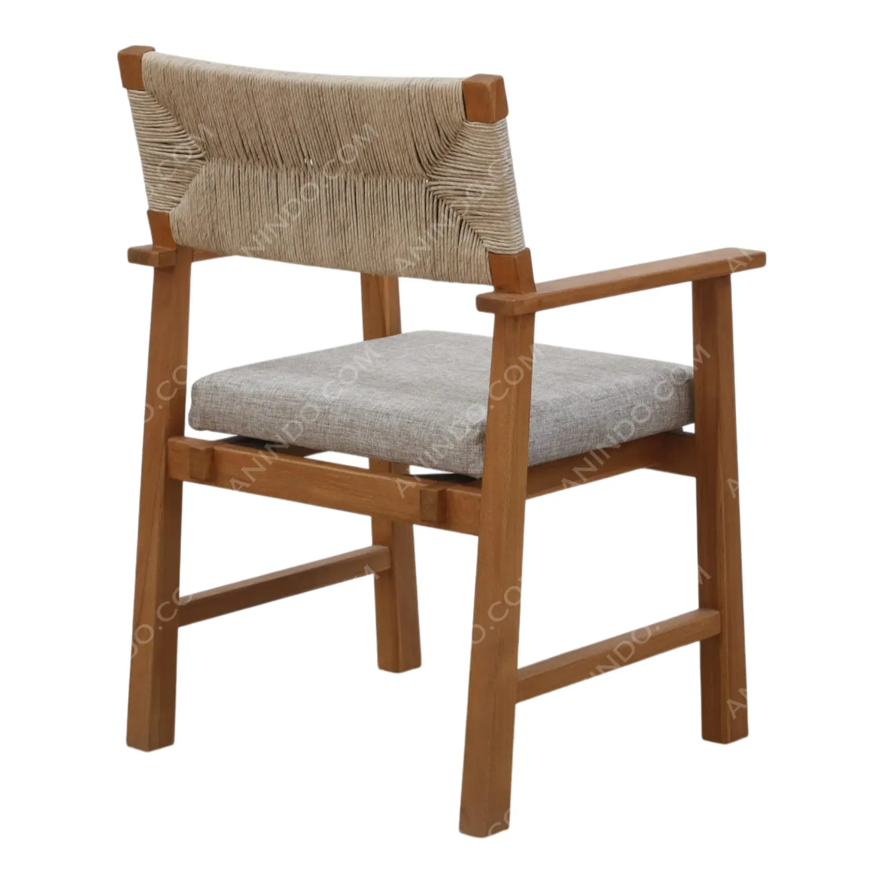 Artisan Woven-Back Armchair - Image 7