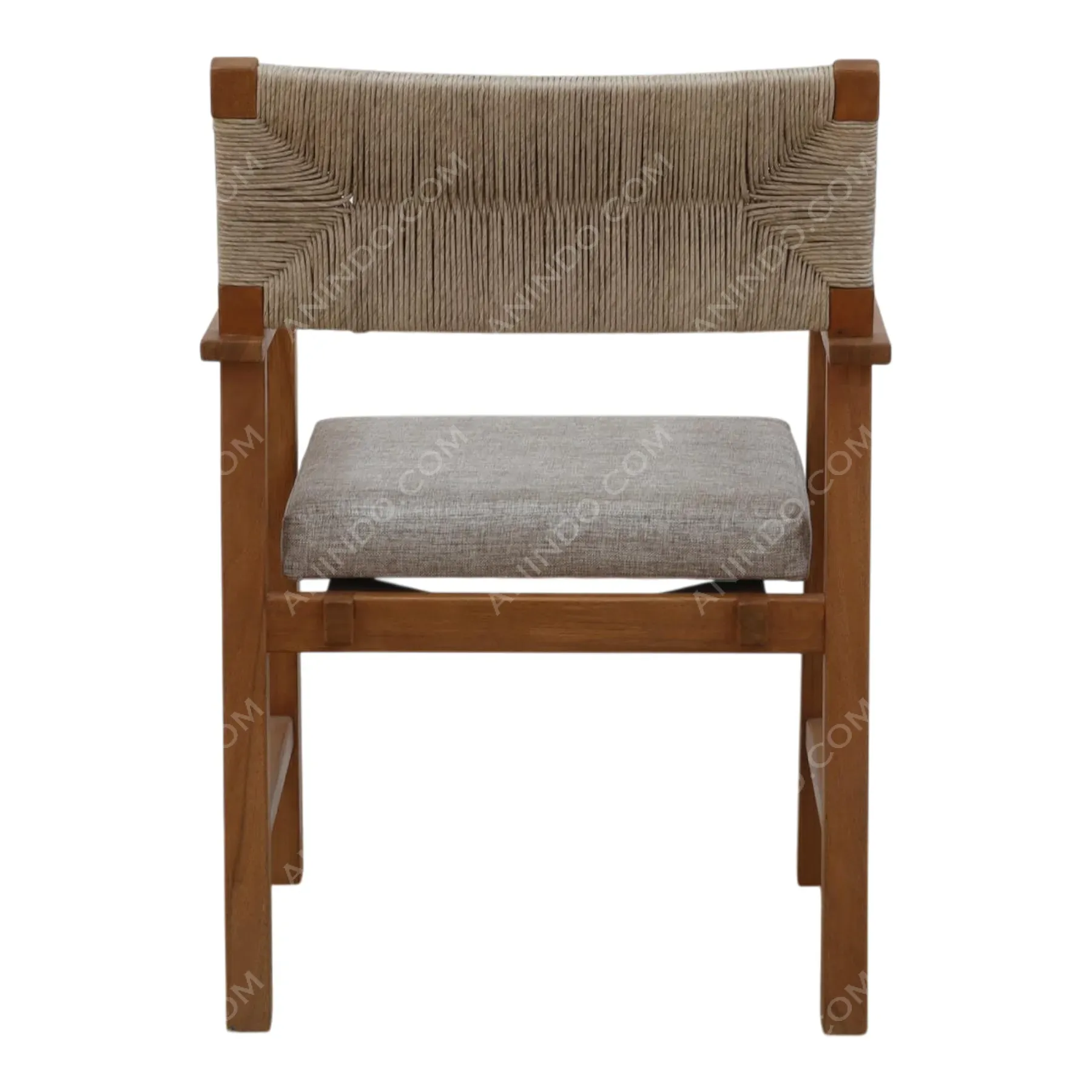 Artisan Woven-Back Armchair - Image 8