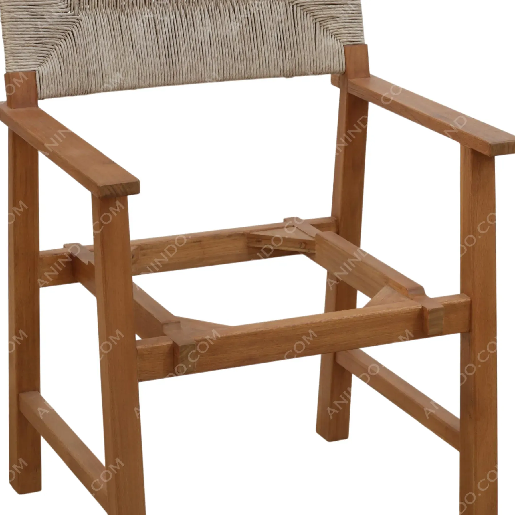 Artisan Woven-Back Armchair - Image 9