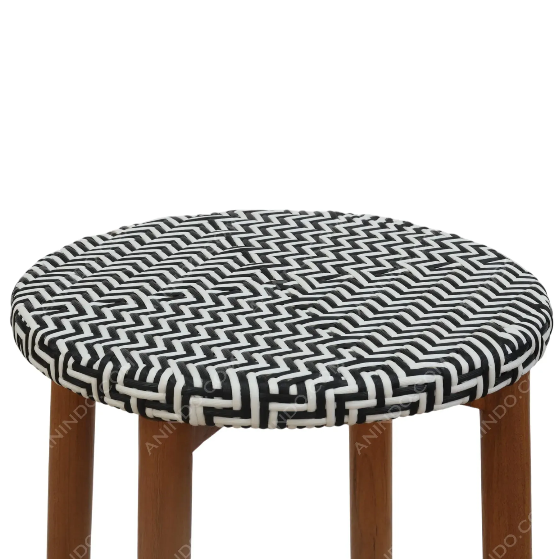 Labyrinth Patterned Bar Stool - Image 3