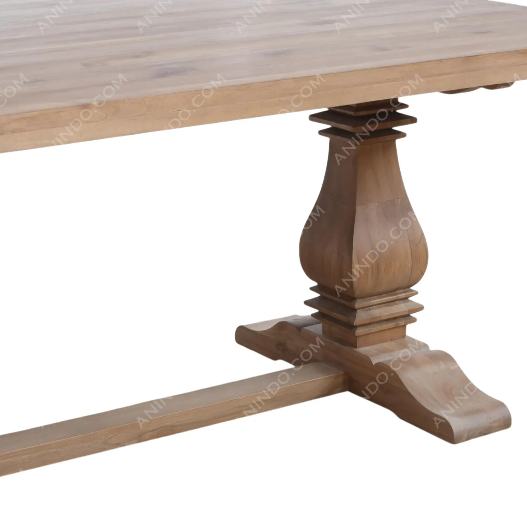 The Monastery Trestle Table (Solid Teak) - Image 4