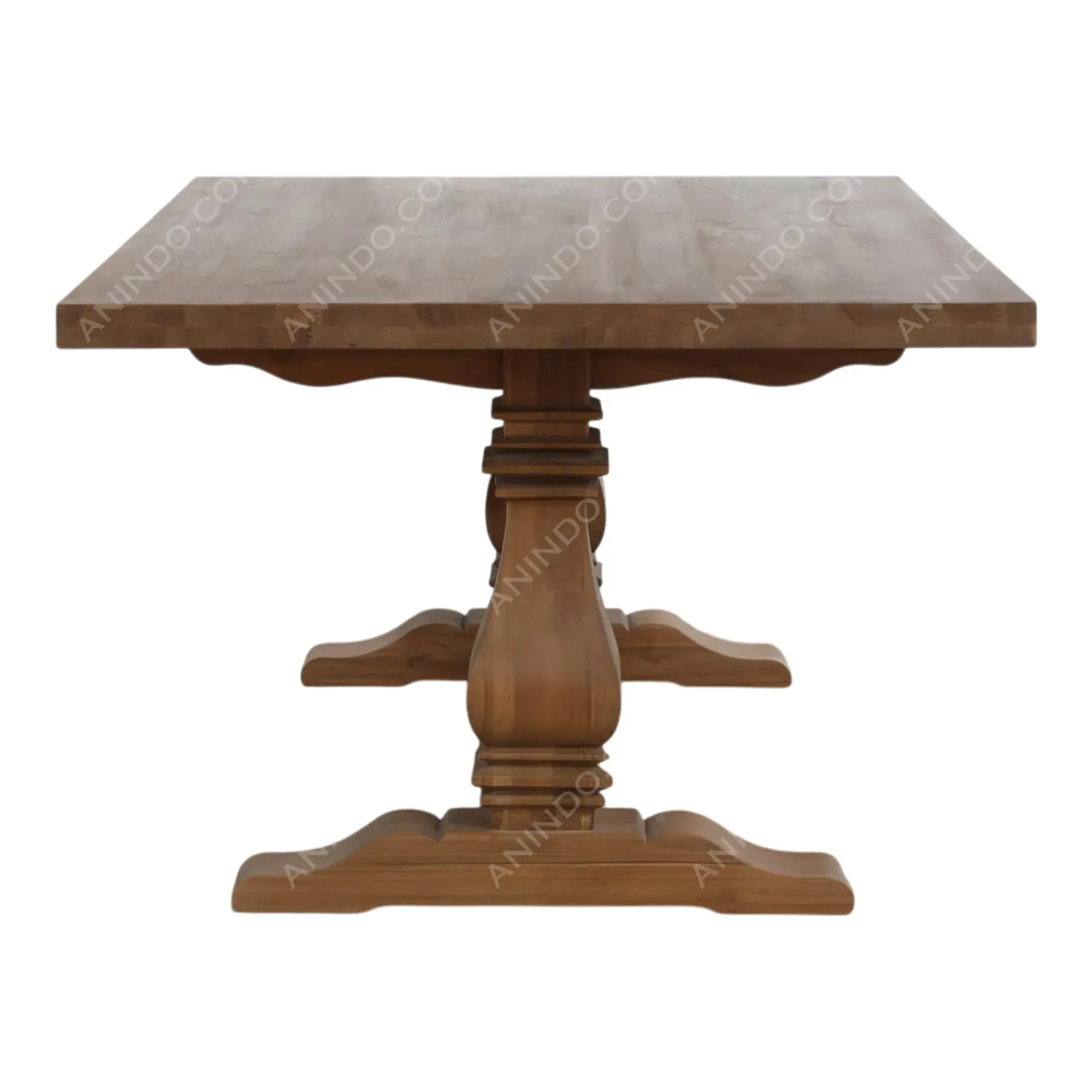 The Monastery Trestle Table (Solid Teak) - Image 6