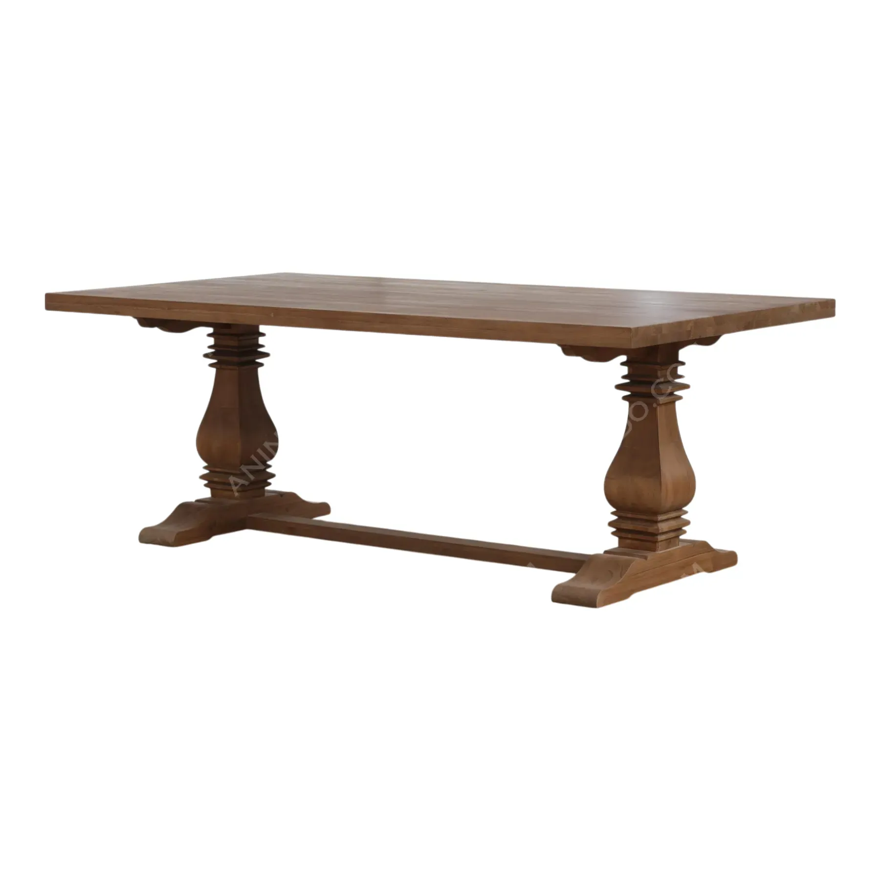 The Monastery Trestle Table (Solid Teak) - Image 7