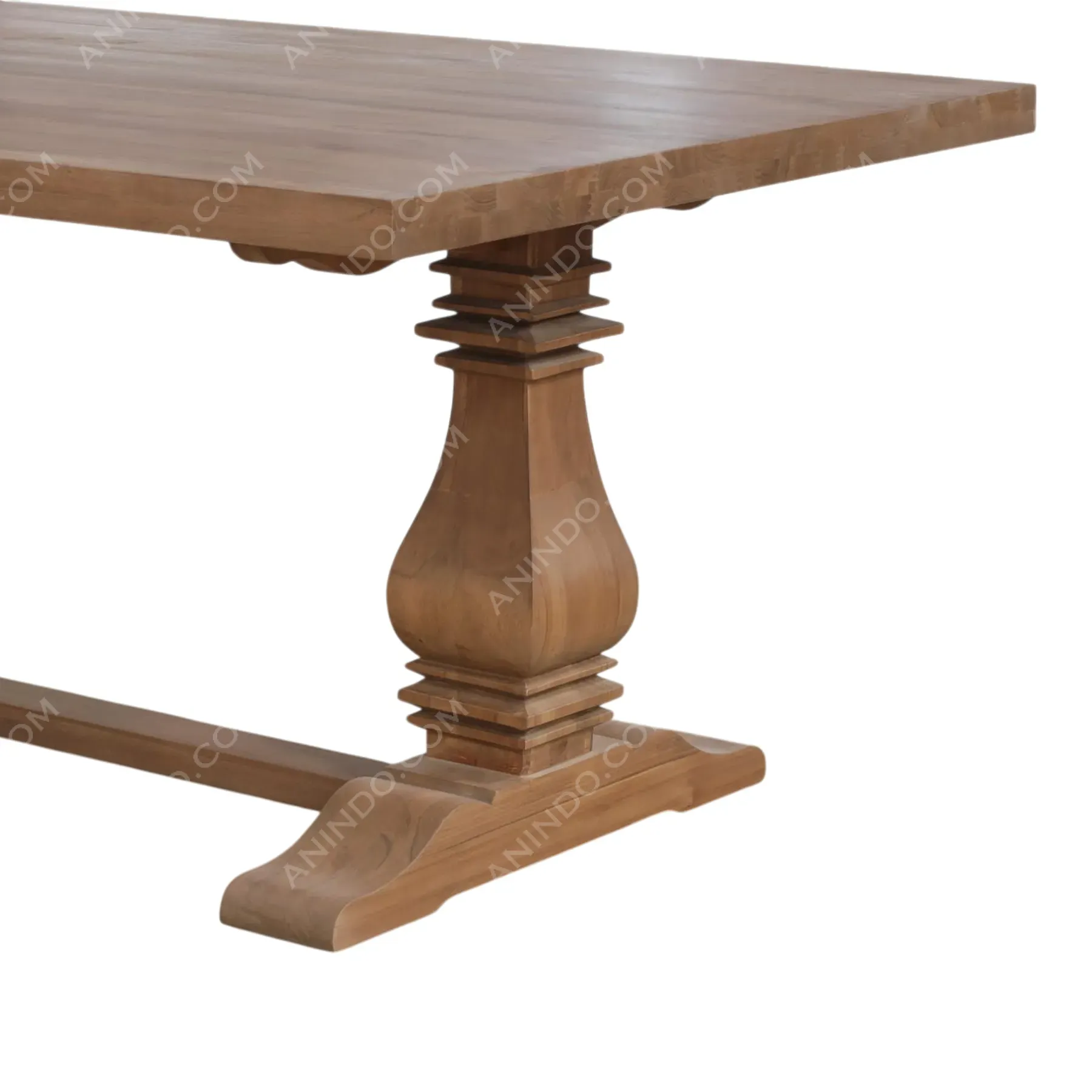 The Monastery Trestle Table (Solid Teak) - Image 8