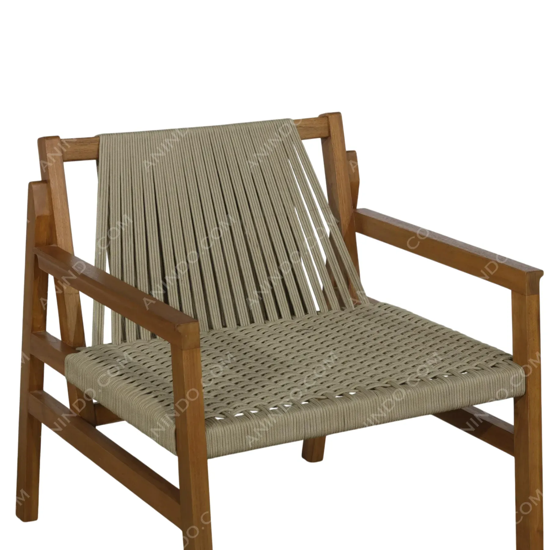 Halyard Woven Cord Lounge Chair - Image 3