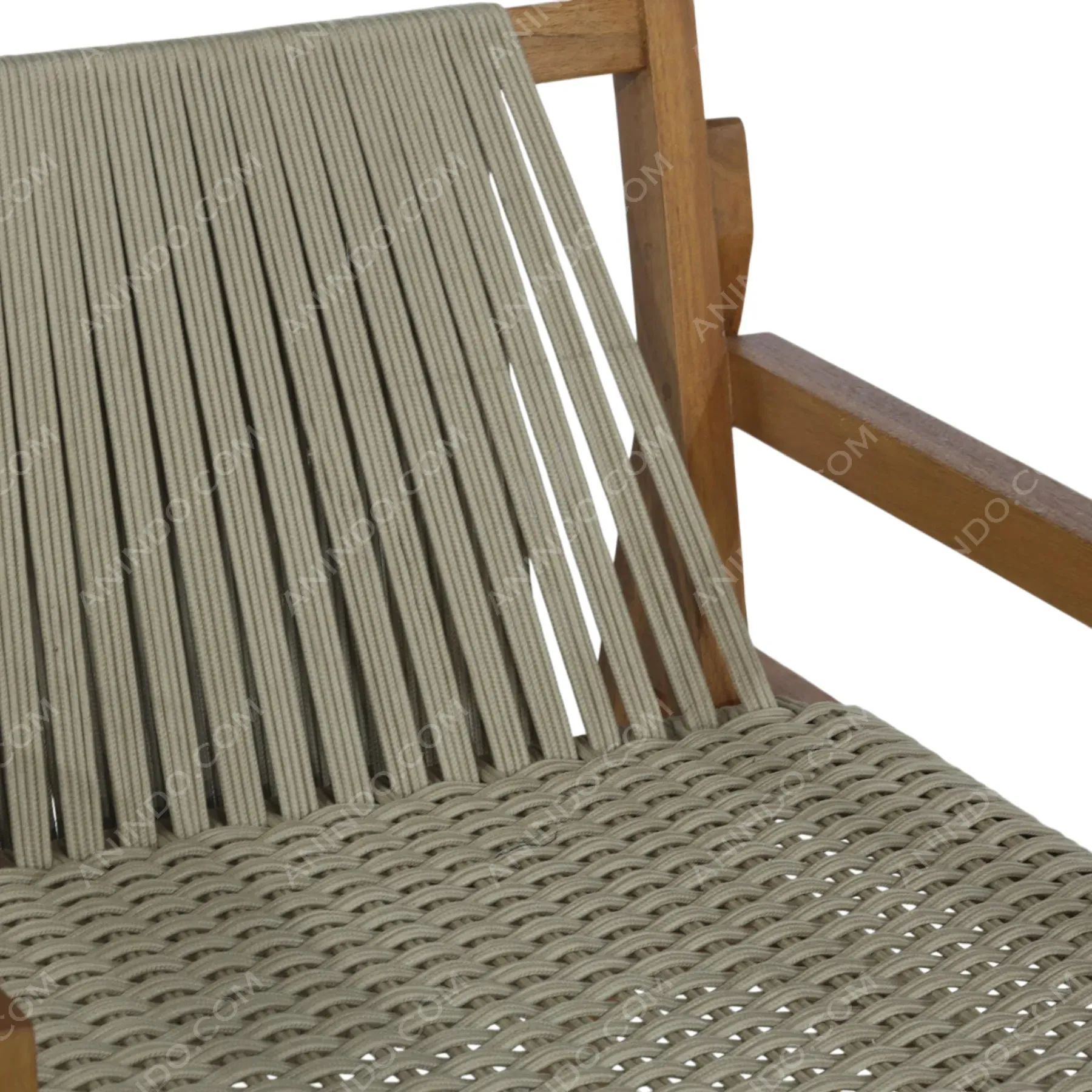 Halyard Woven Cord Lounge Chair - Image 4