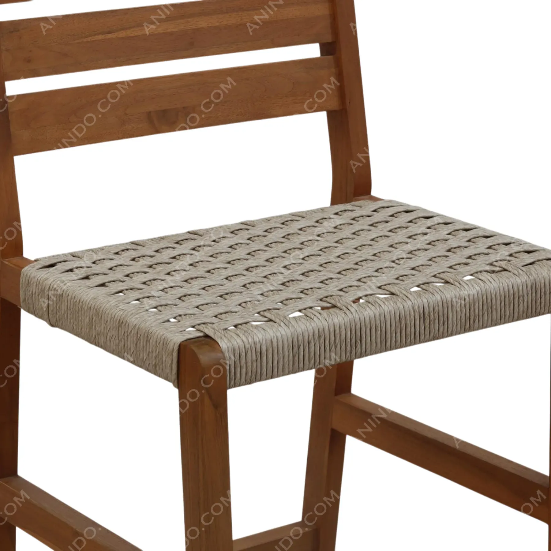Lagoon Ladder-Back Bar Stool (Woven Seat) - Image 3