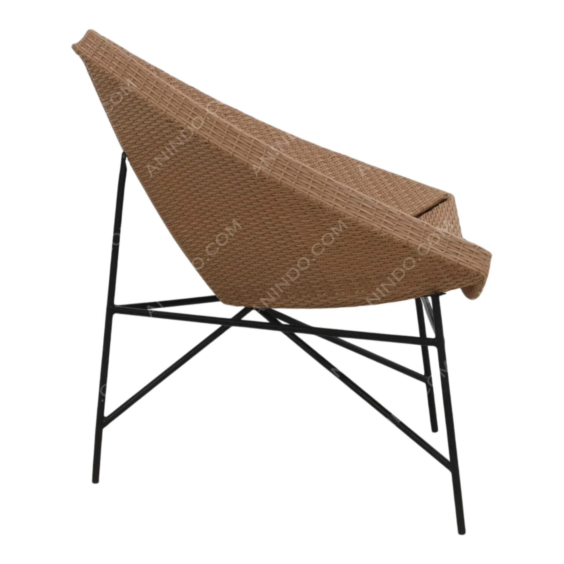 Trigon Wicker Lounge Chair - Image 4