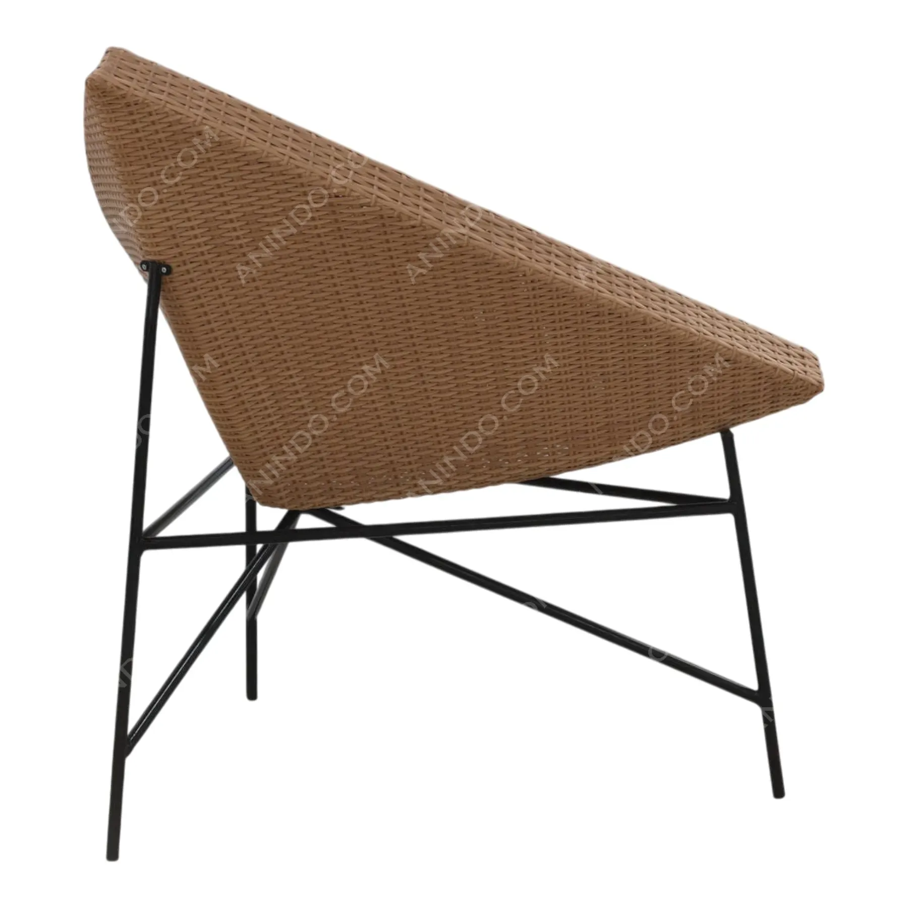 Trigon Wicker Lounge Chair - Image 5