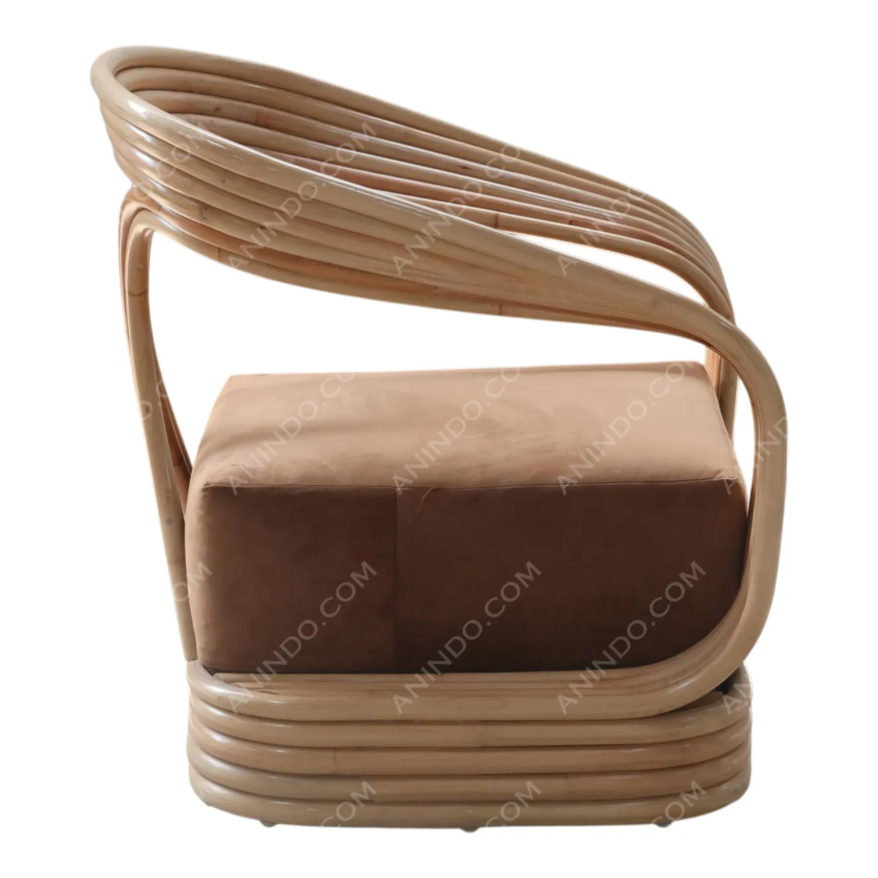 Manila Looped Rattan Lounge Chair - Image 3
