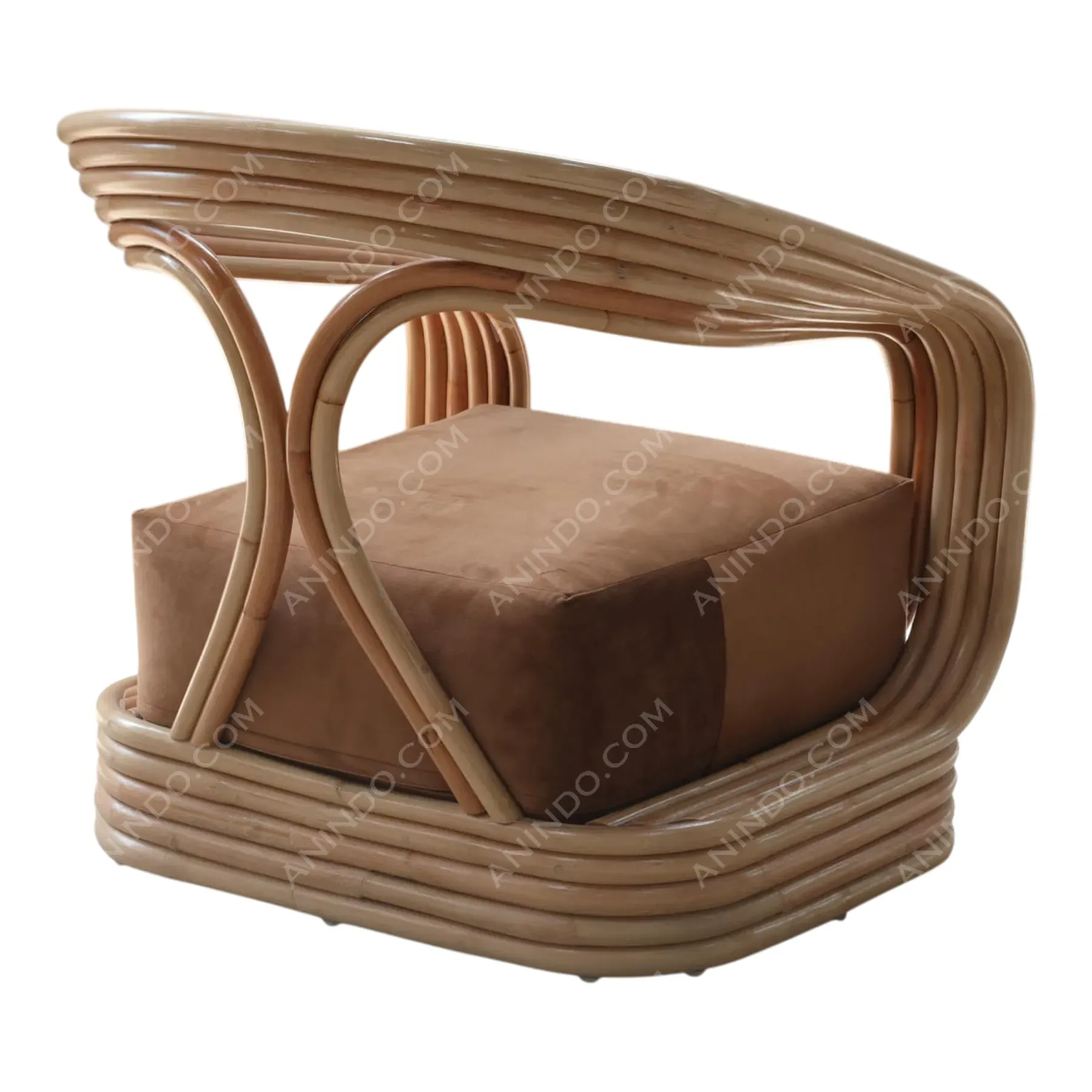 Manila Looped Rattan Lounge Chair - Image 4