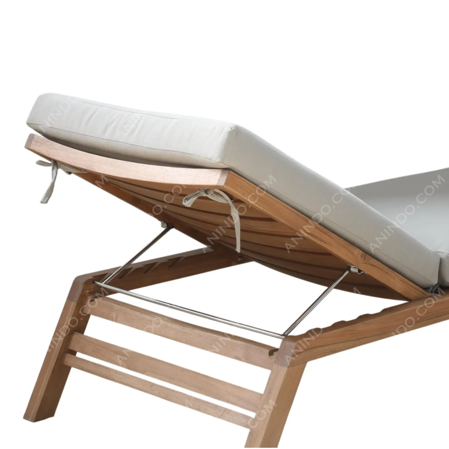 Riviera Teak Chaise Lounger - Image 5