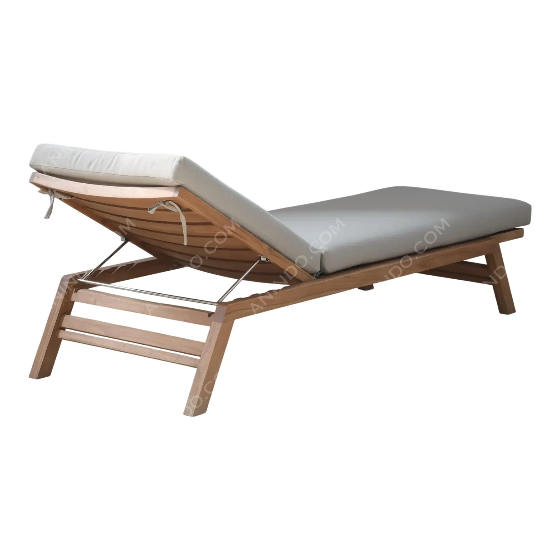 Riviera Teak Chaise Lounger - Image 6