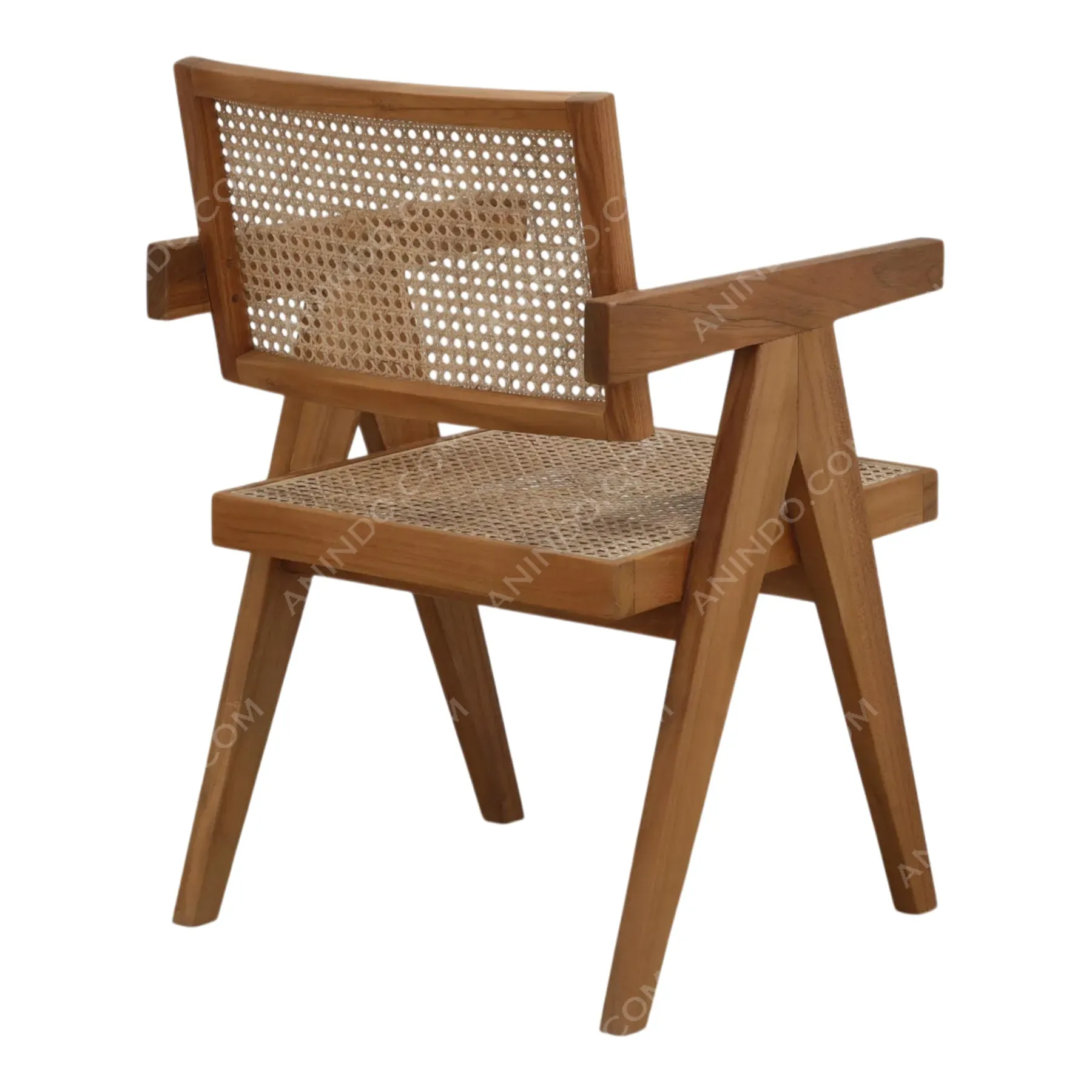 Chandigarh Cane Armchair - Image 6