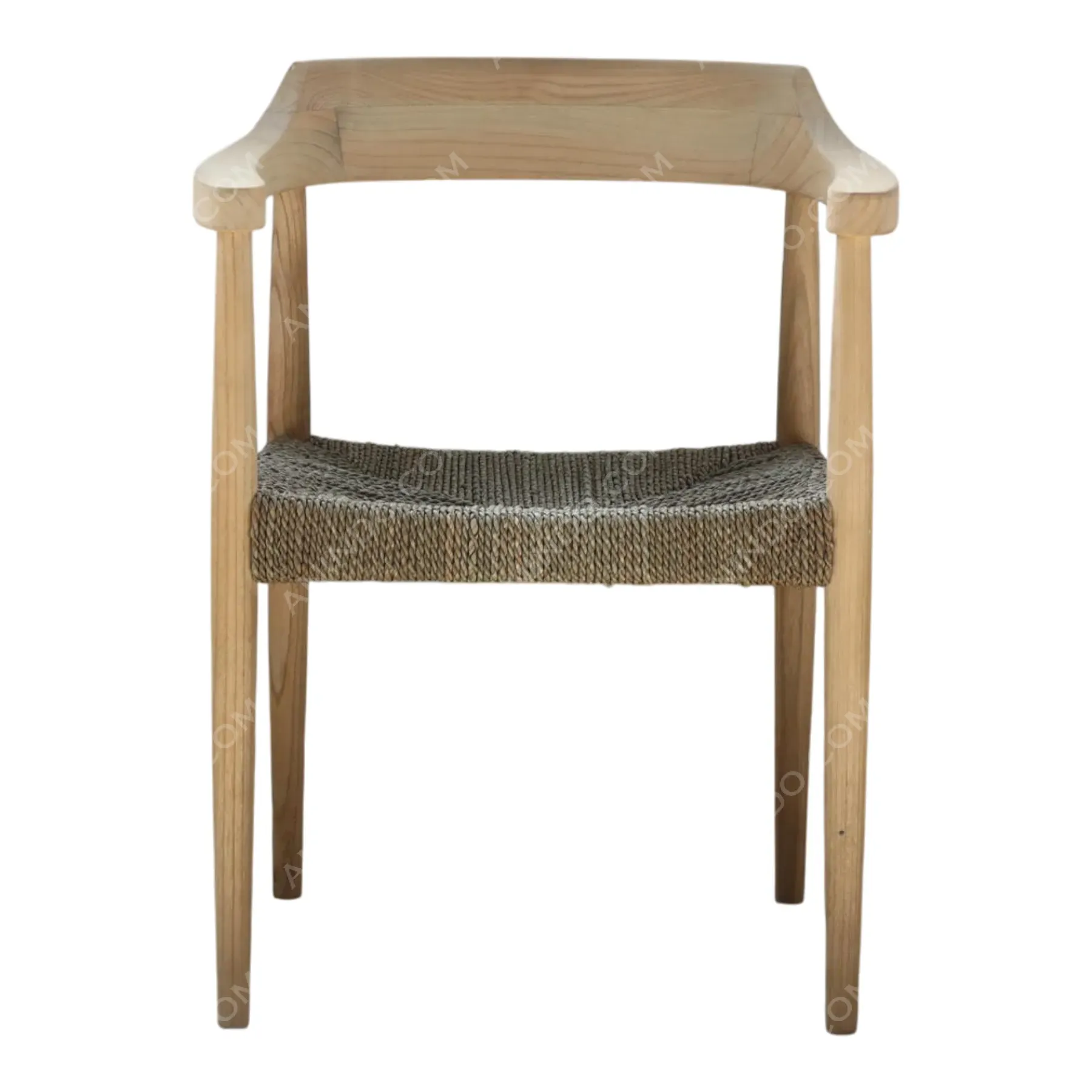 Elbow Woven-Seat Chair