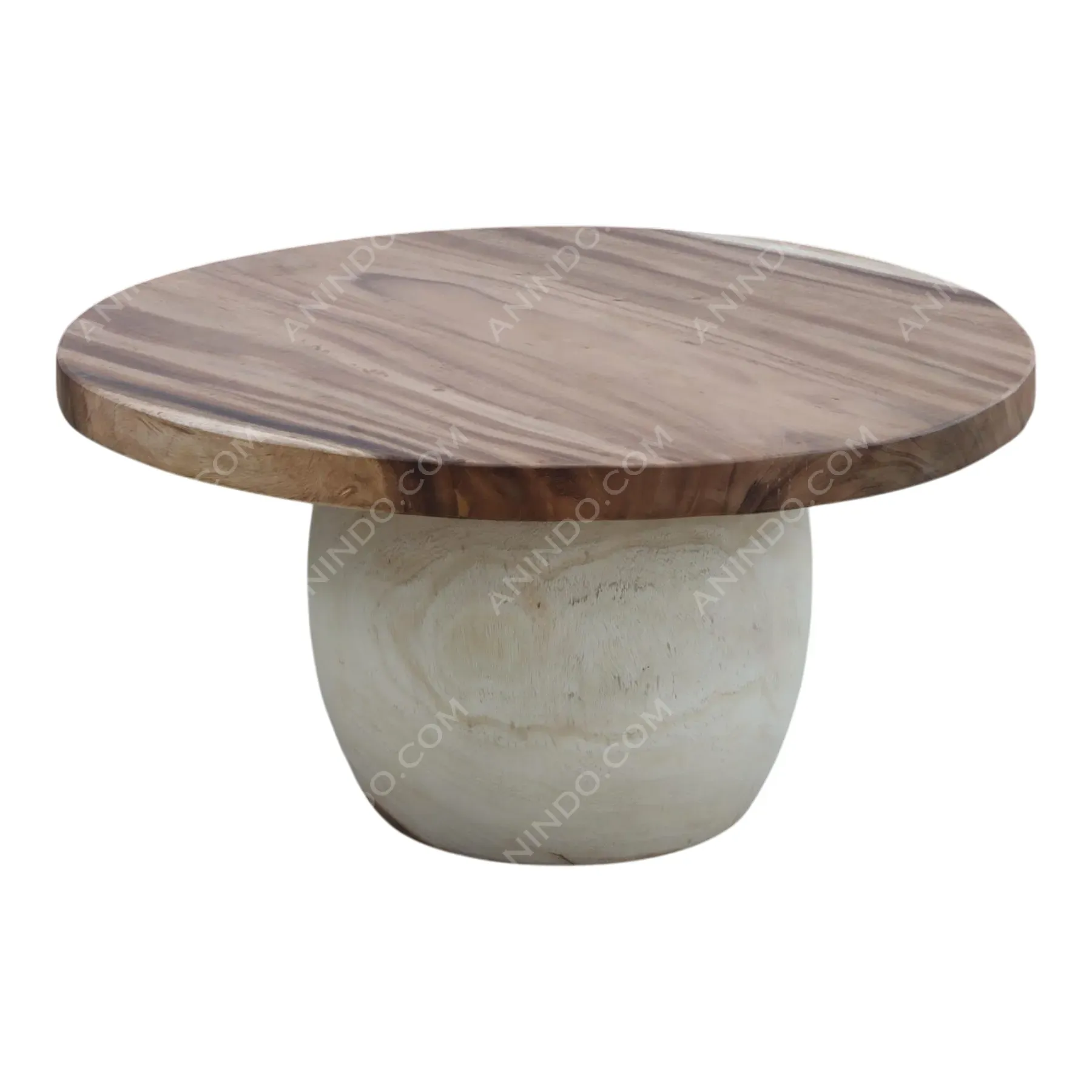 Ovo Bicolor Coffee Table Suar Wood - Image 3