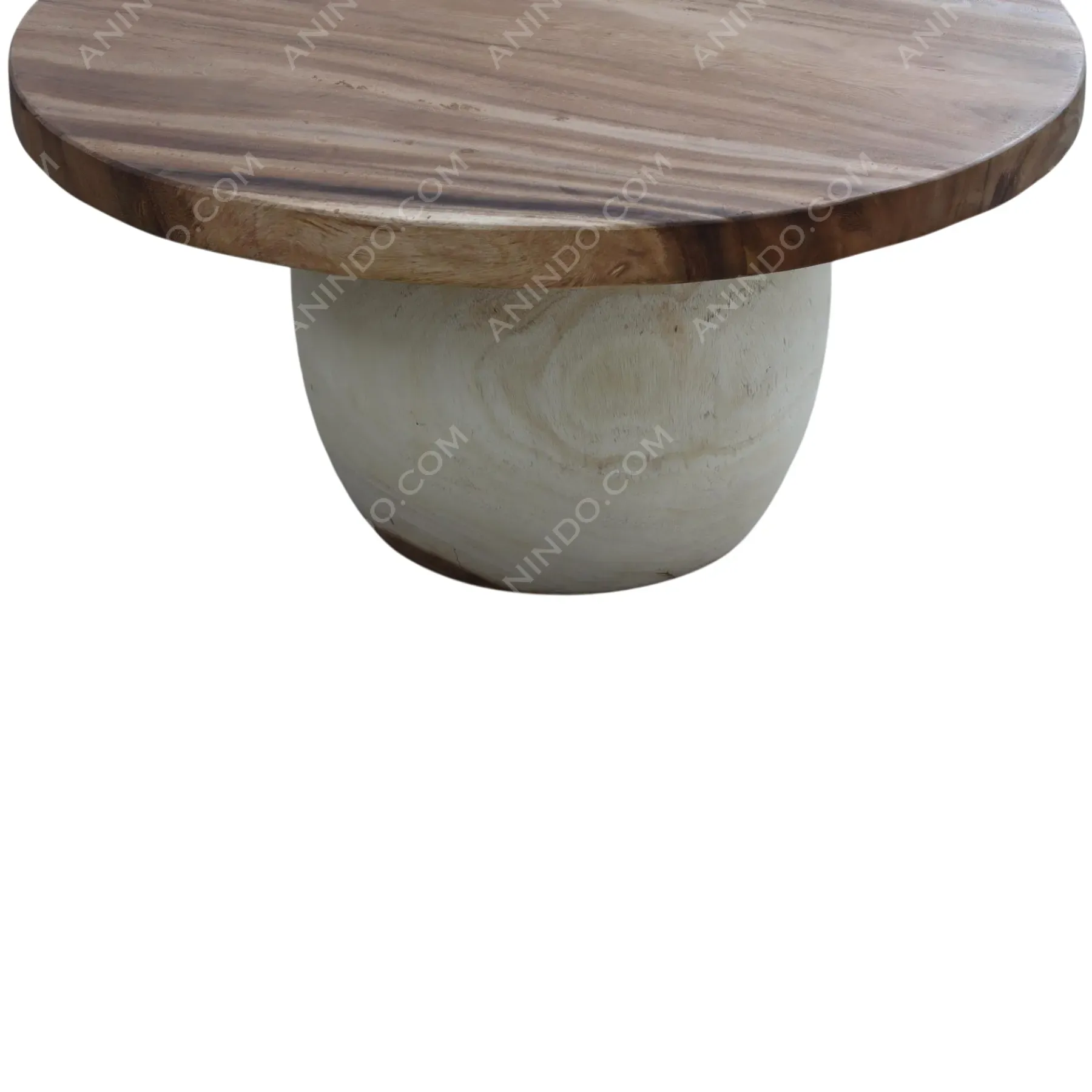Ovo Bicolor Coffee Table Suar Wood - Image 4