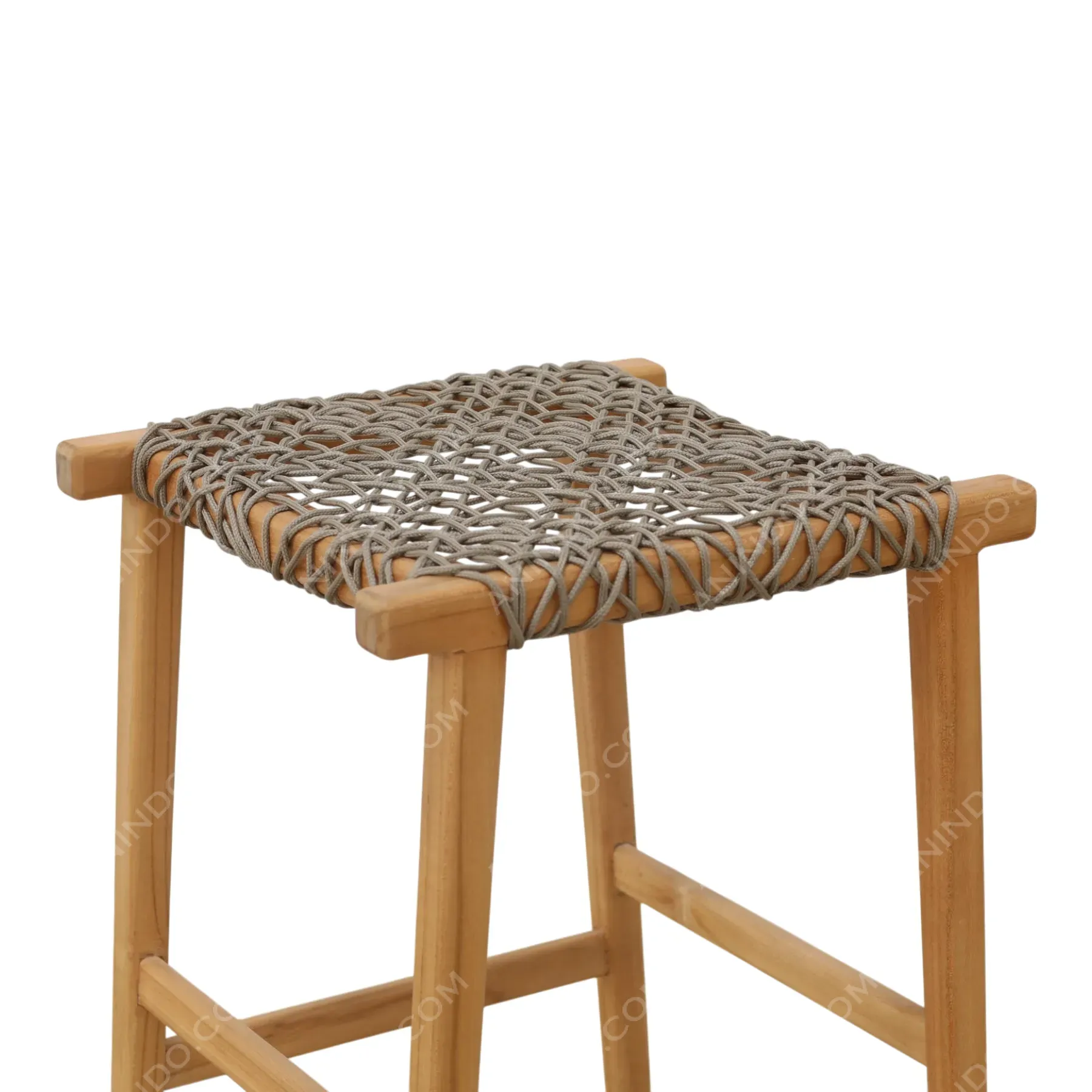 Rustic Weave Counter Stool - Image 2