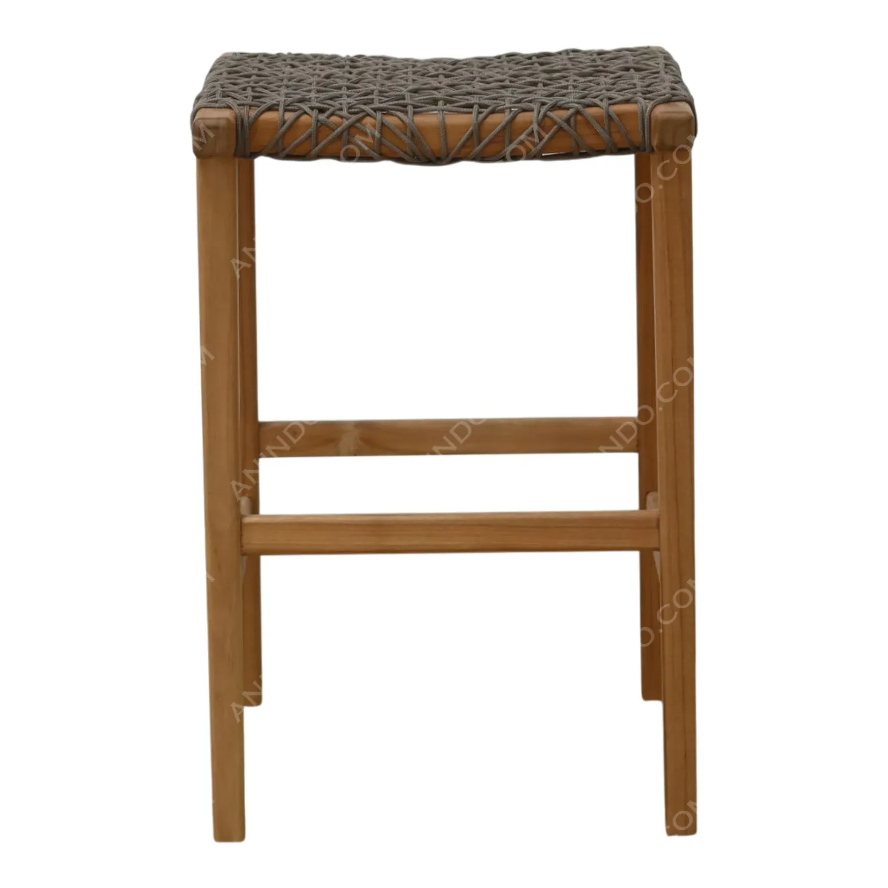 Rustic Weave Counter Stool - Image 4