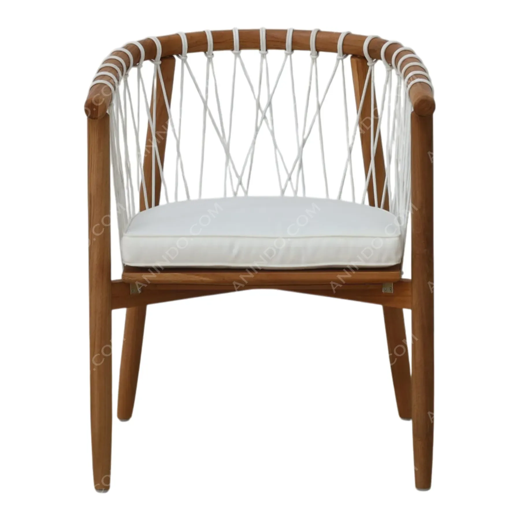 Nautical Rope-Back Armchair