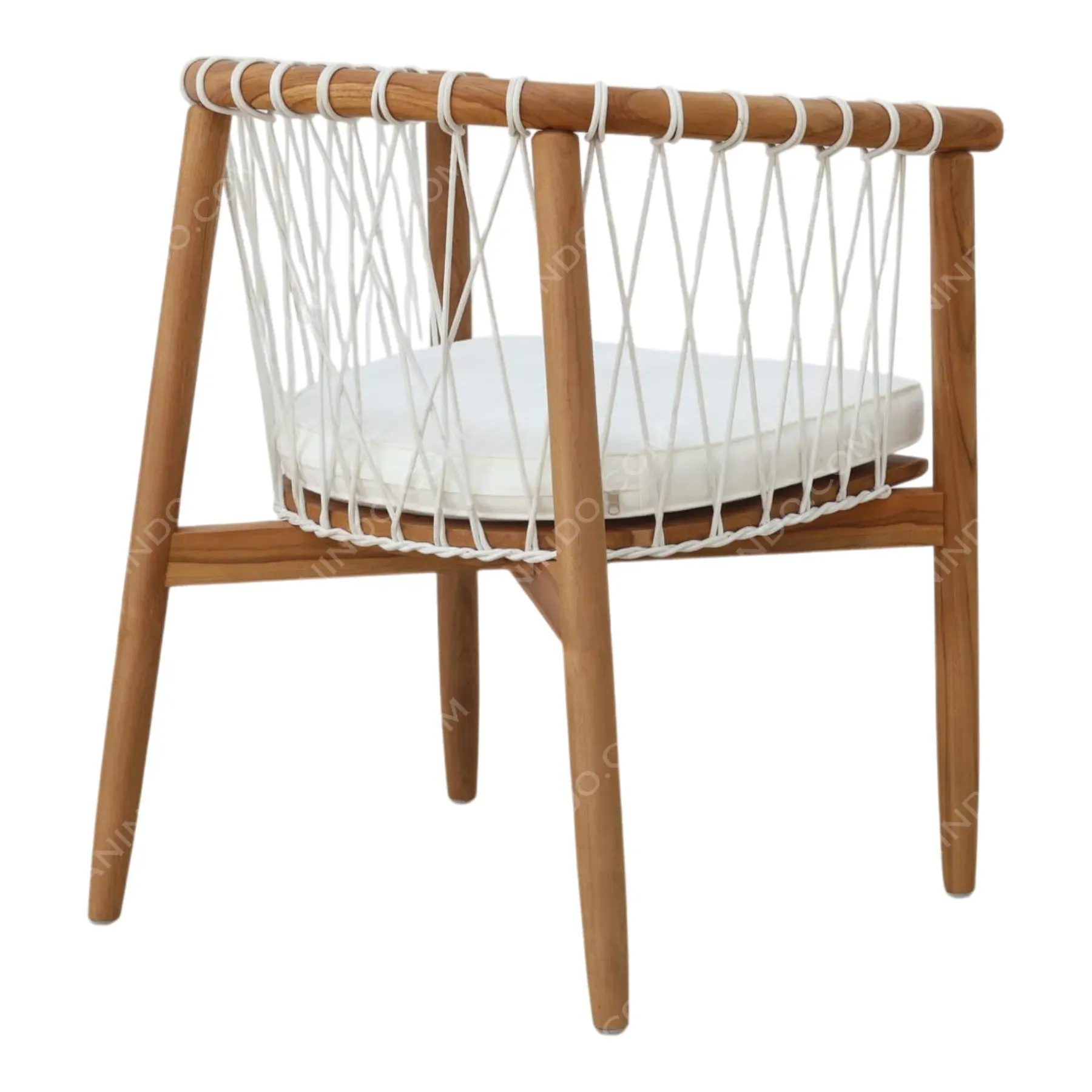 Nautical Rope-Back Armchair - Image 5