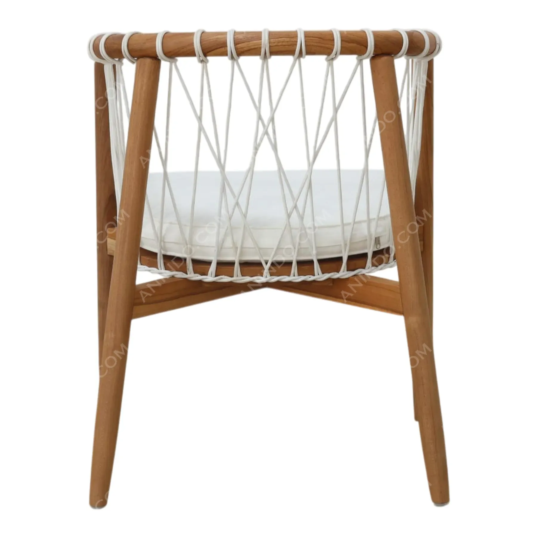 Nautical Rope-Back Armchair - Image 6