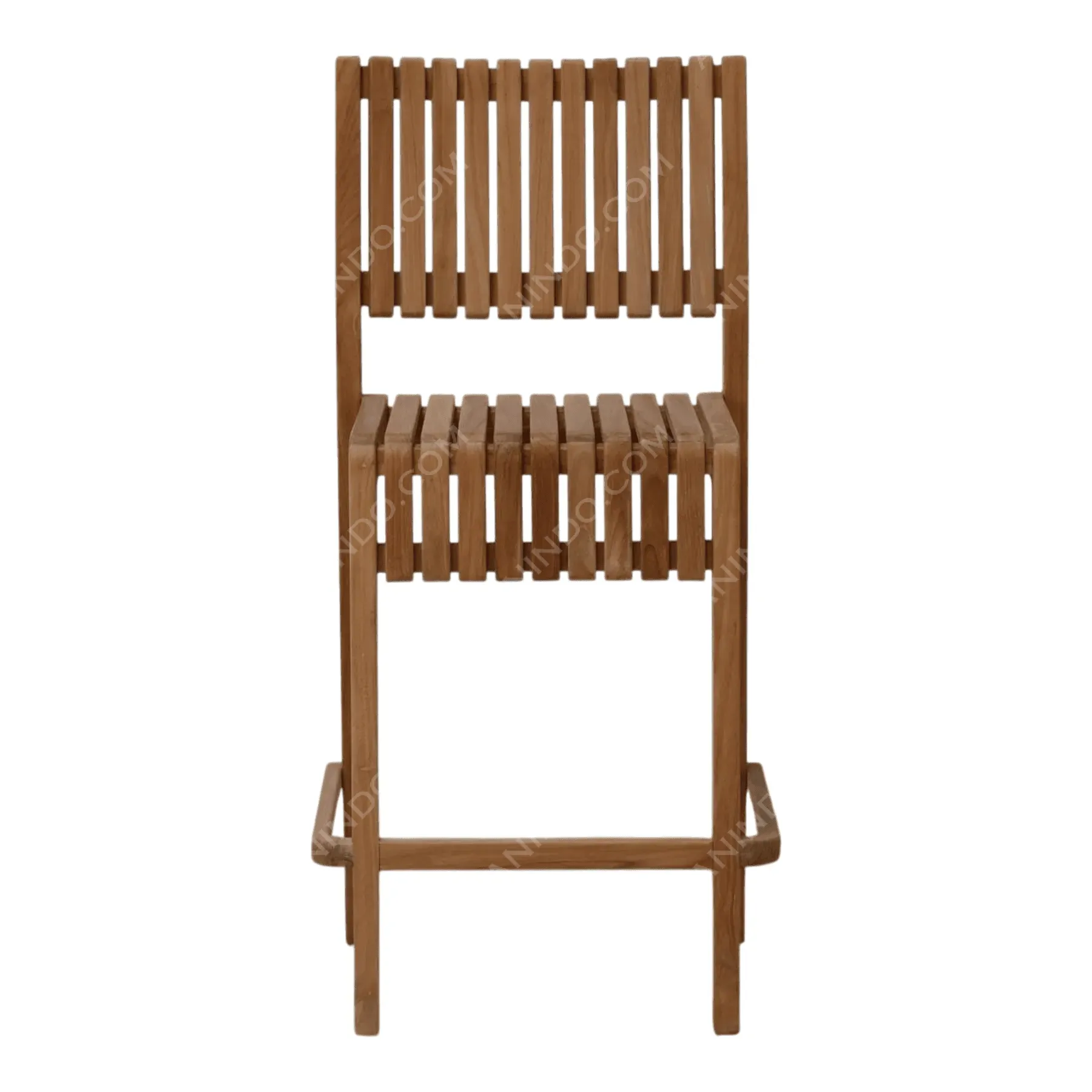Deck Slatted Bar Stool