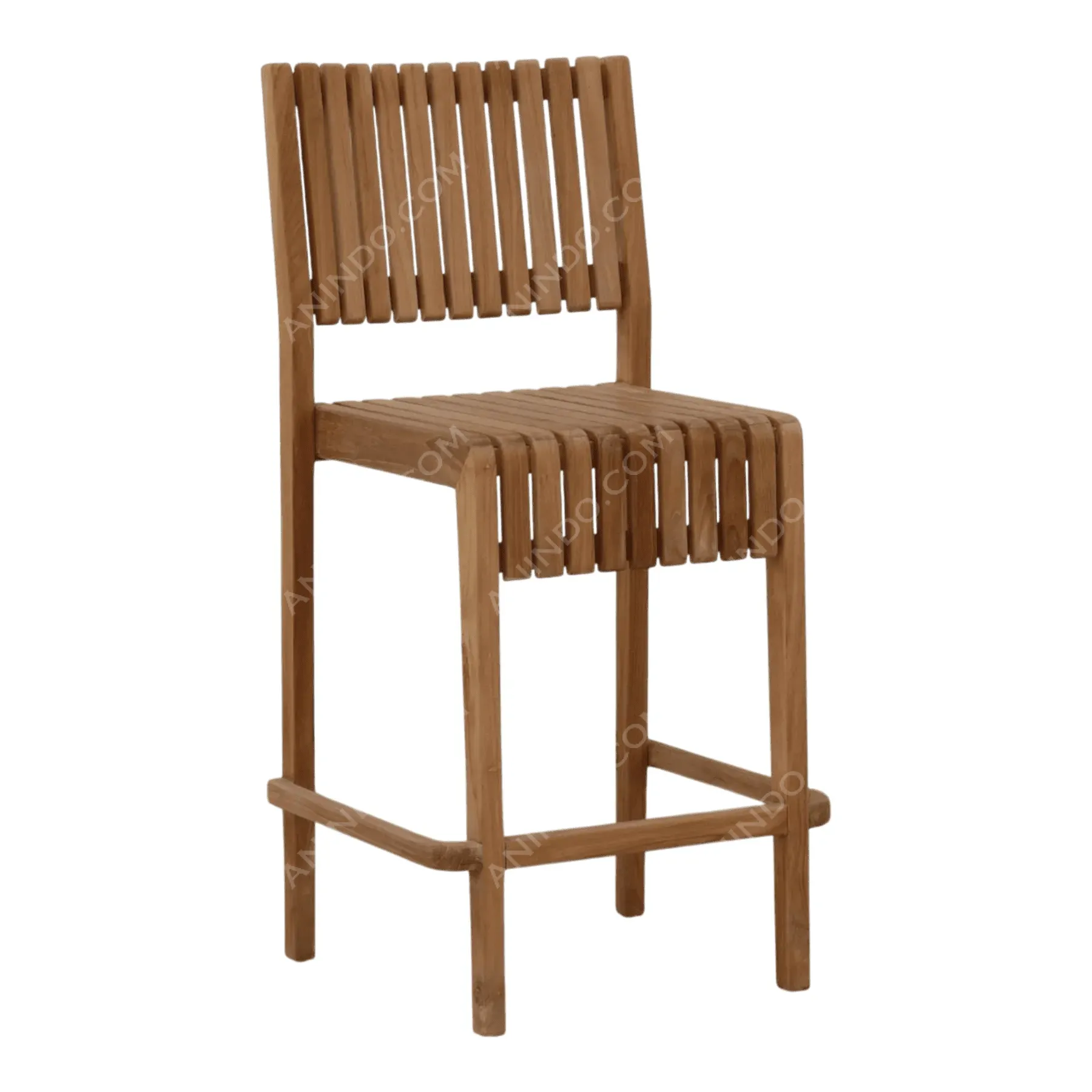 Deck Slatted Bar Stool - Image 2