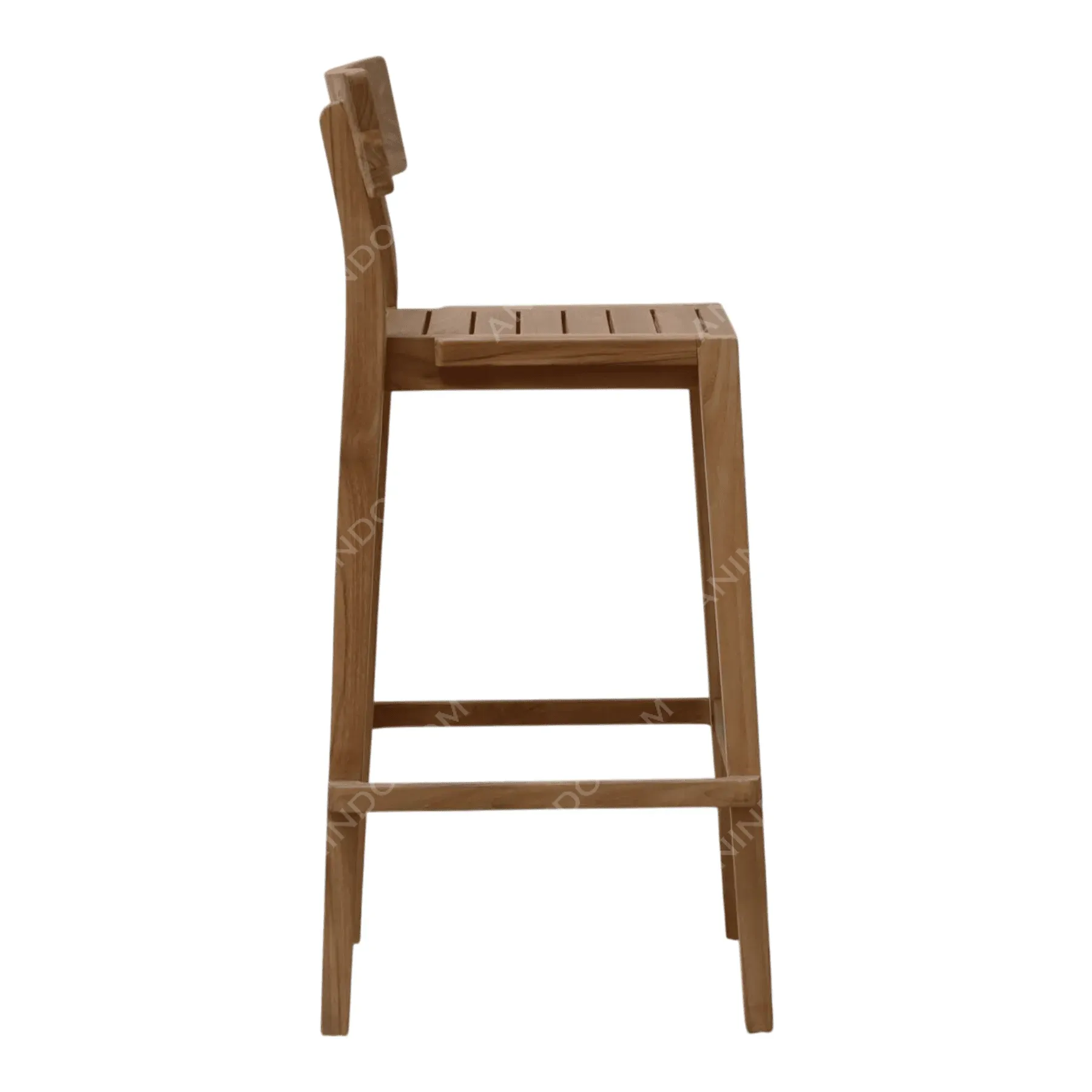 Classic Teak Bar Stool - Image 4
