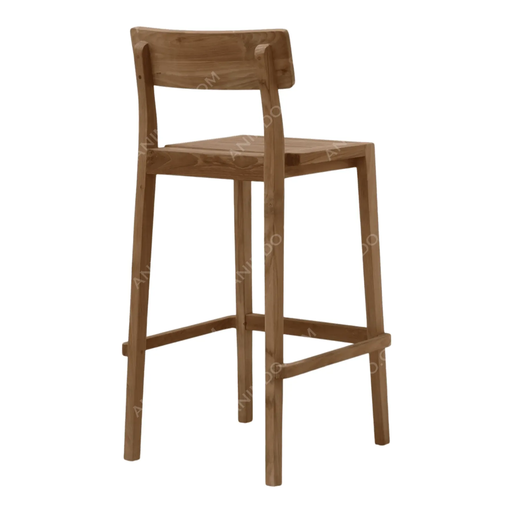 Classic Teak Bar Stool - Image 5