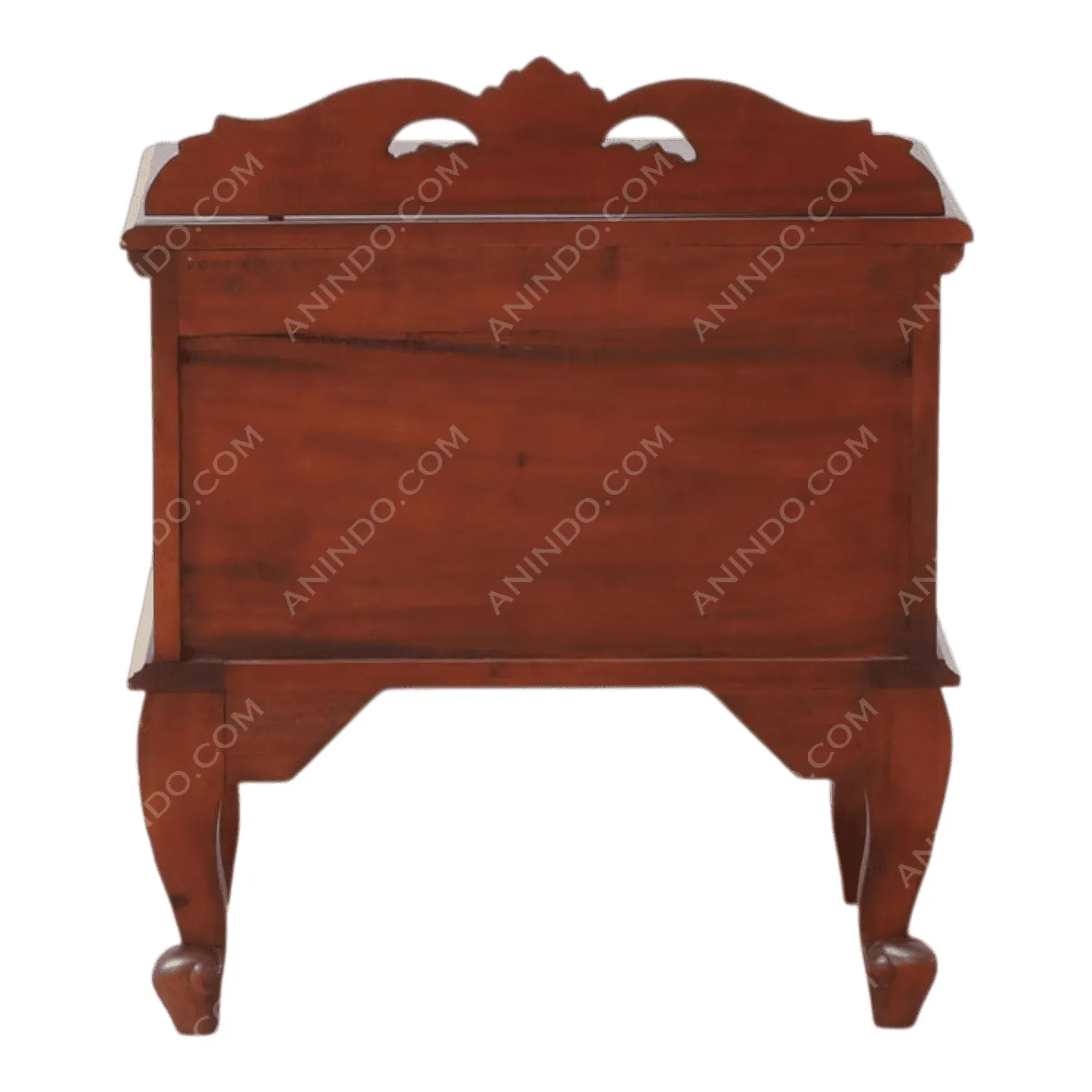 Rococo Bombe Nightstand - Image 6