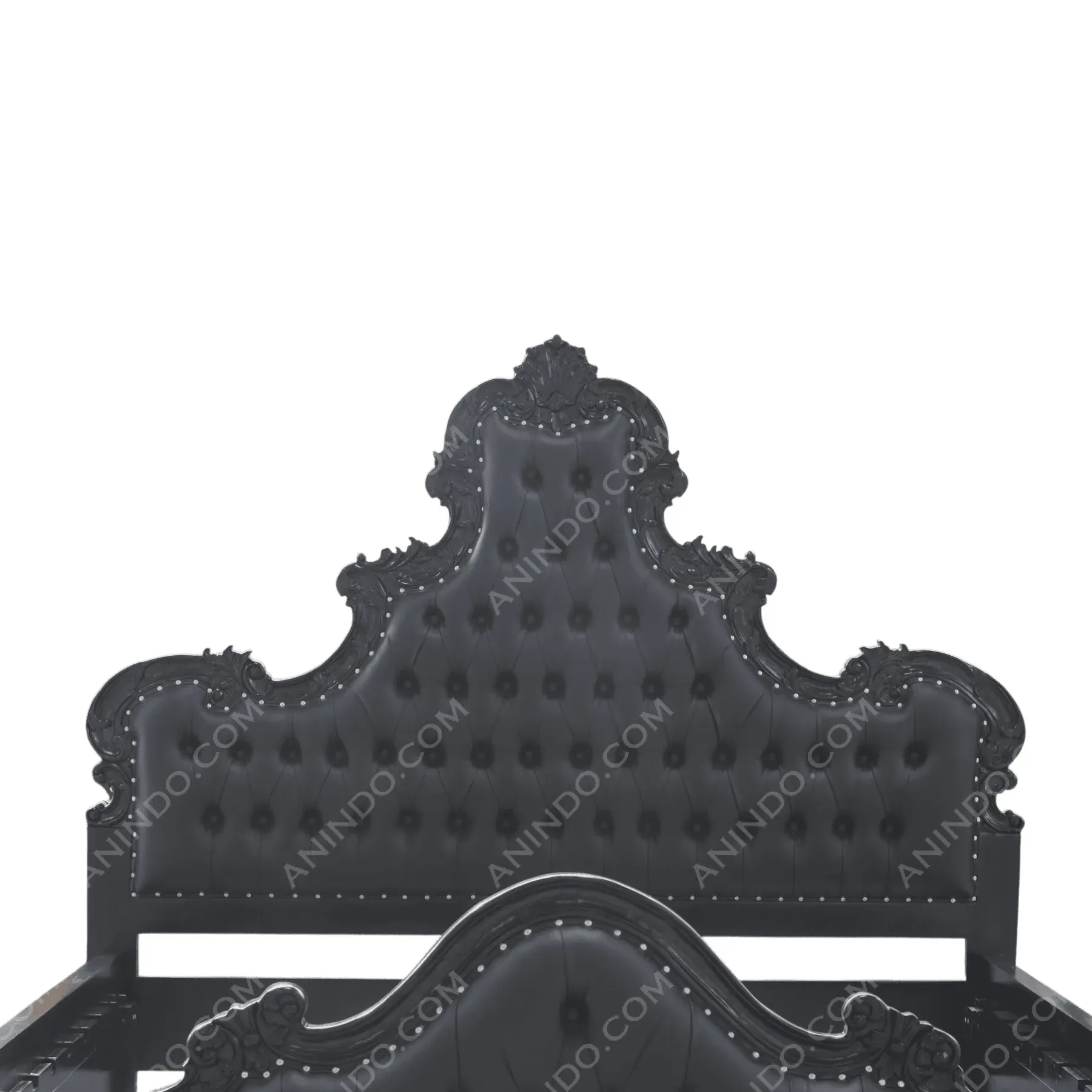 Gothic Romance Tufted Bed Frame - Image 2
