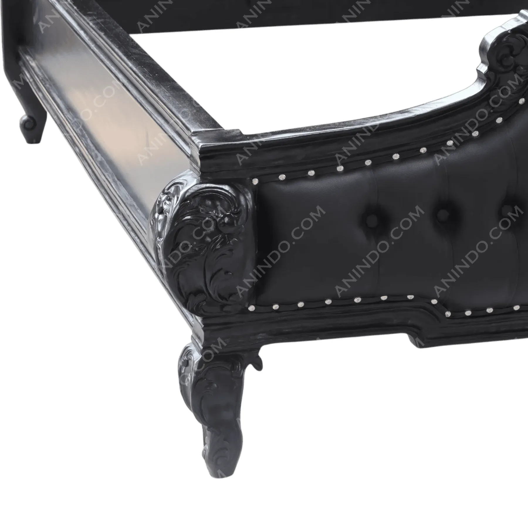Gothic Romance Tufted Bed Frame - Image 5
