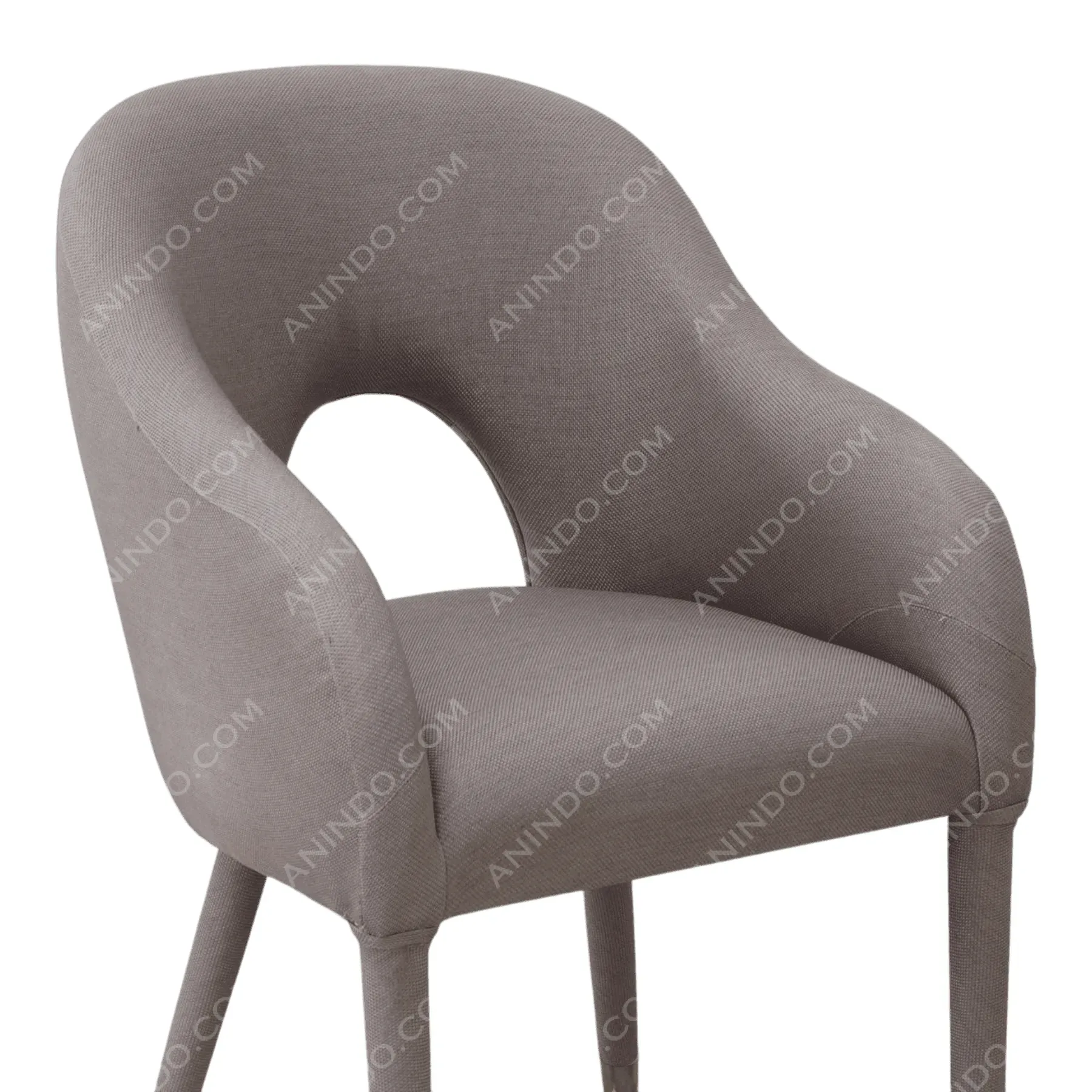 Aura Keyhole Chair - Image 4