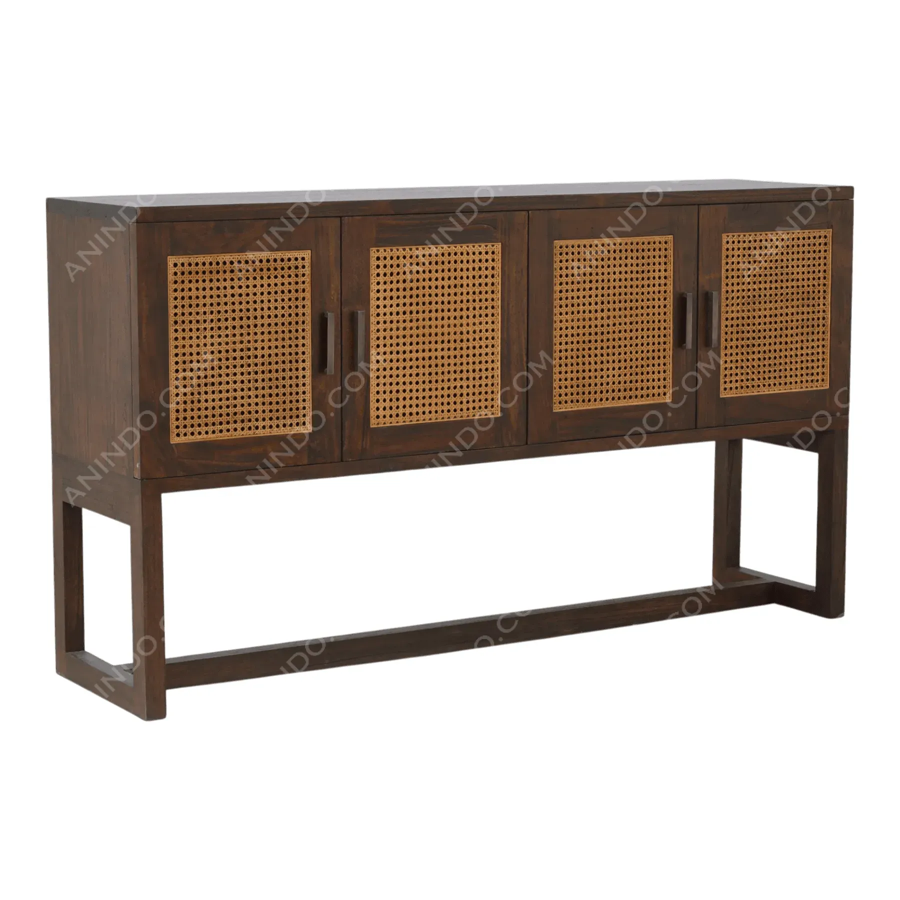 Havana 4-Door Cane Sideboard - Image 4