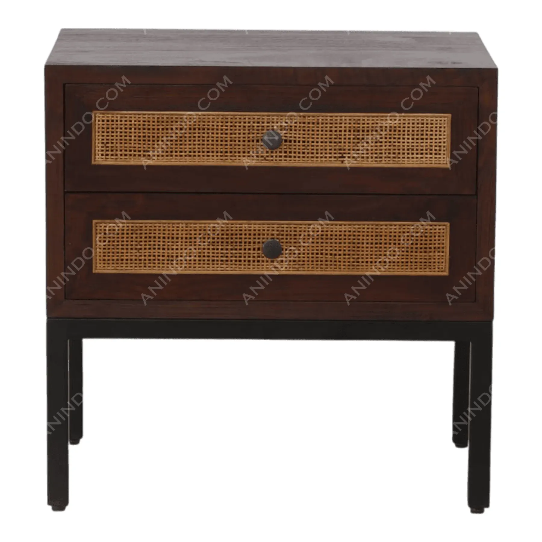 Havana Cane Nightstand (Knob)