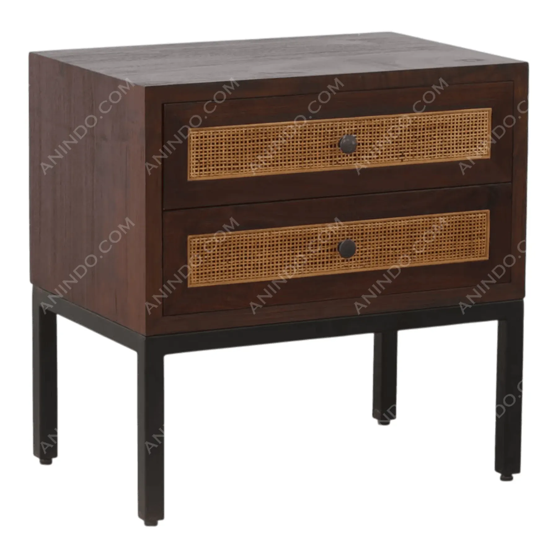 Havana Cane Nightstand (Knob) - Image 2