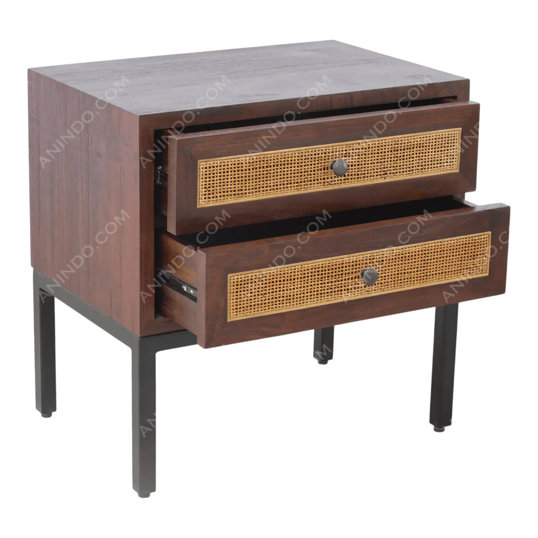 Havana Cane Nightstand (Knob) - Image 4