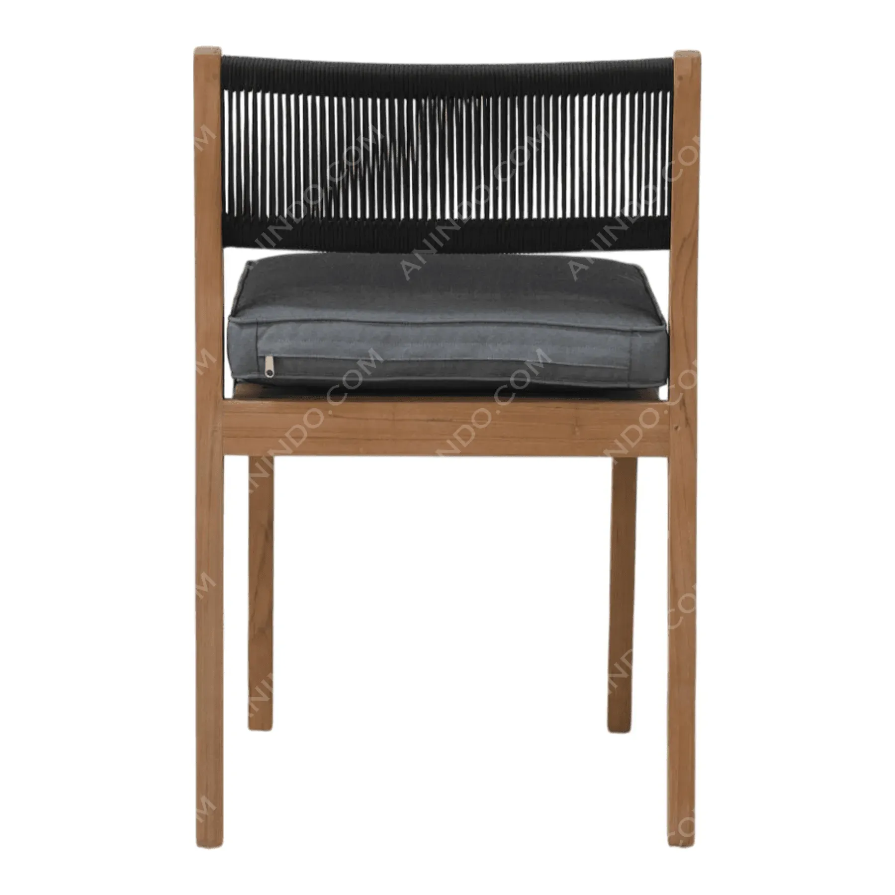 Palma Rope Chair (Charcoal Cushion) - Image 6