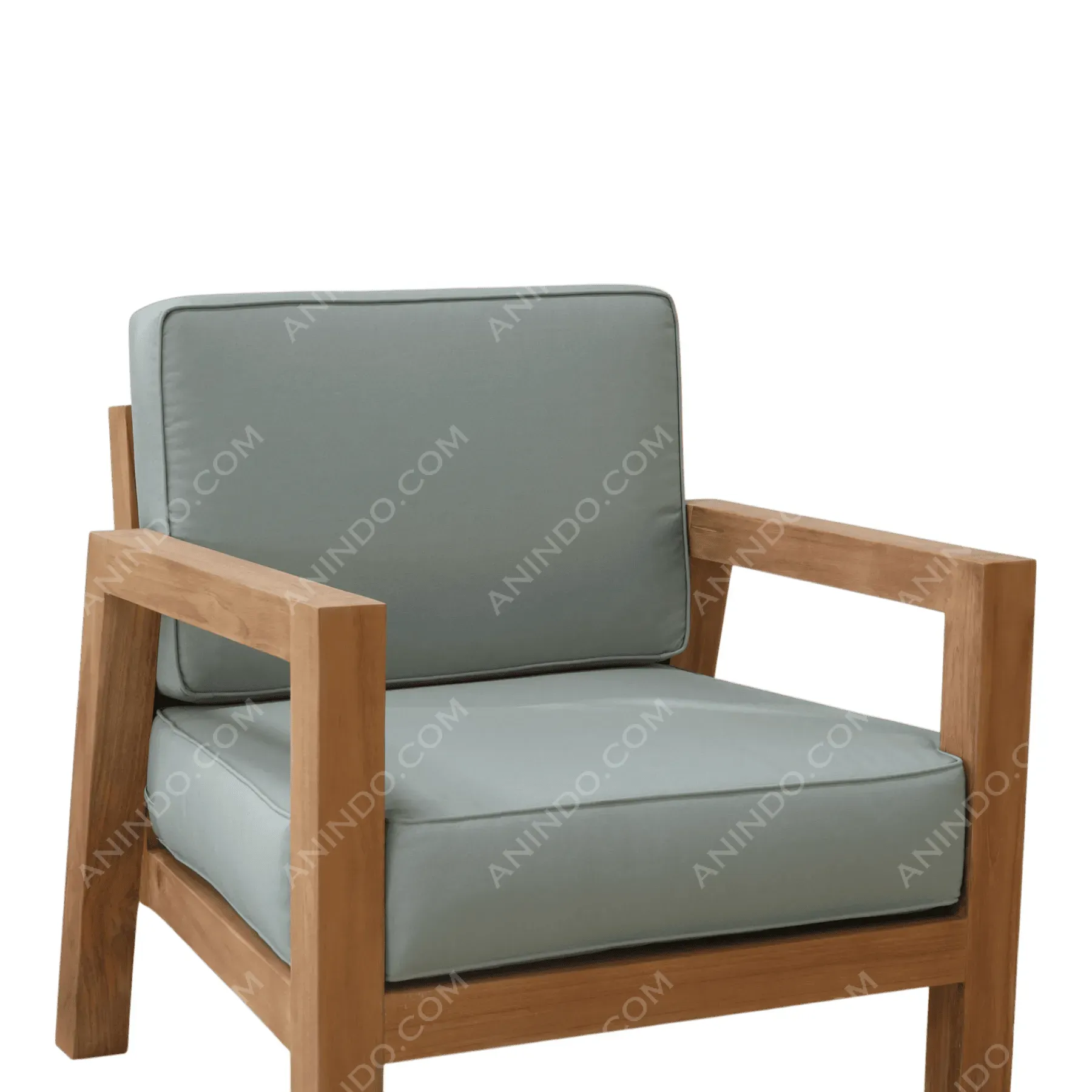 Sorrento Teak Armchair (Box Cushion) - Image 3