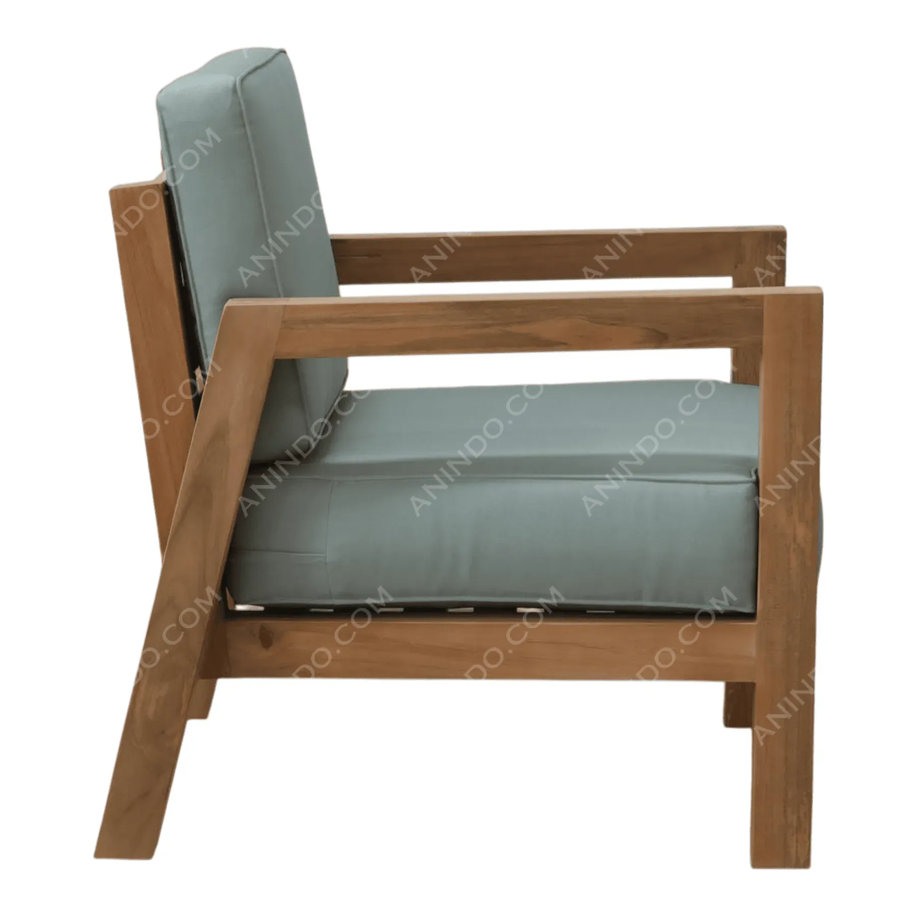 Sorrento Teak Armchair (Box Cushion) - Image 4